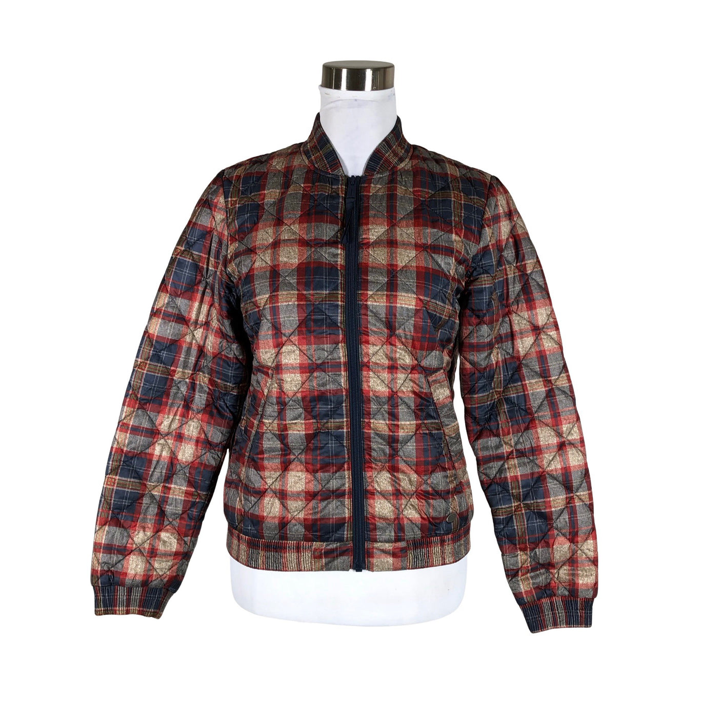 Unisex Esprit - Quilted jacket, size 36 - Brown (1)