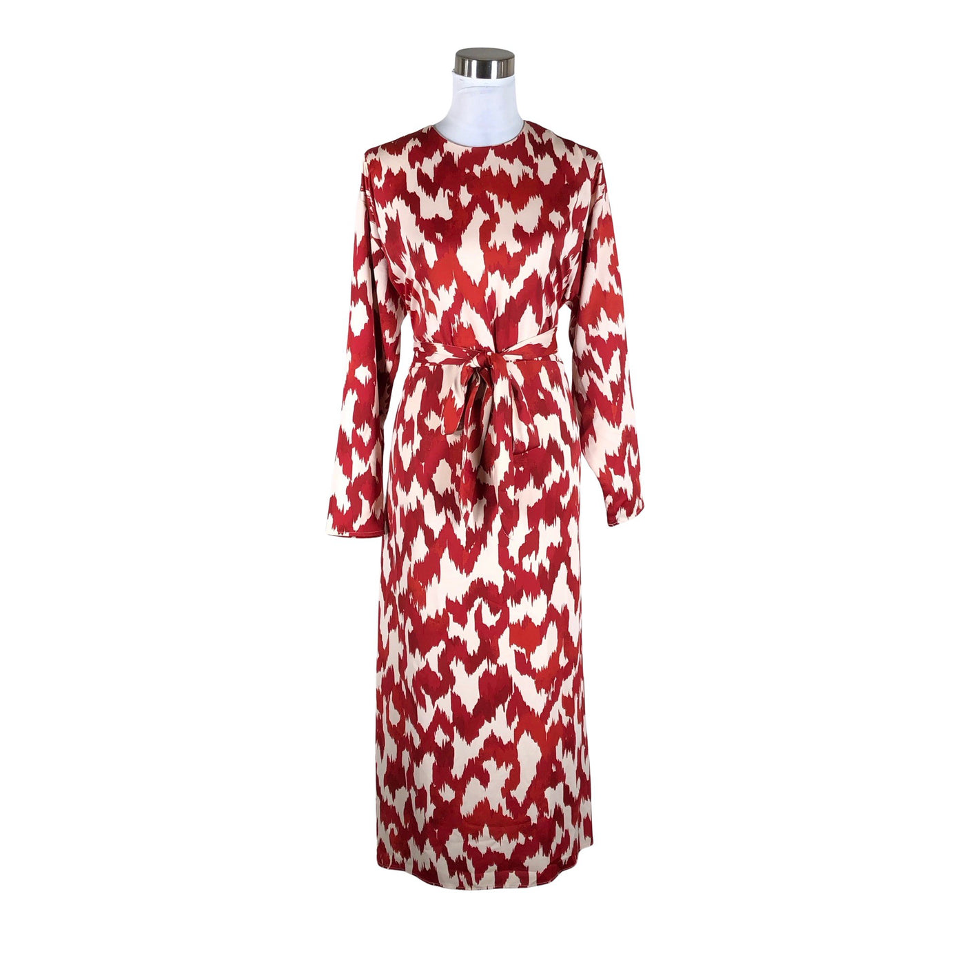 Unisex Lindex - Schiffon dress, size 38 - Red (1)