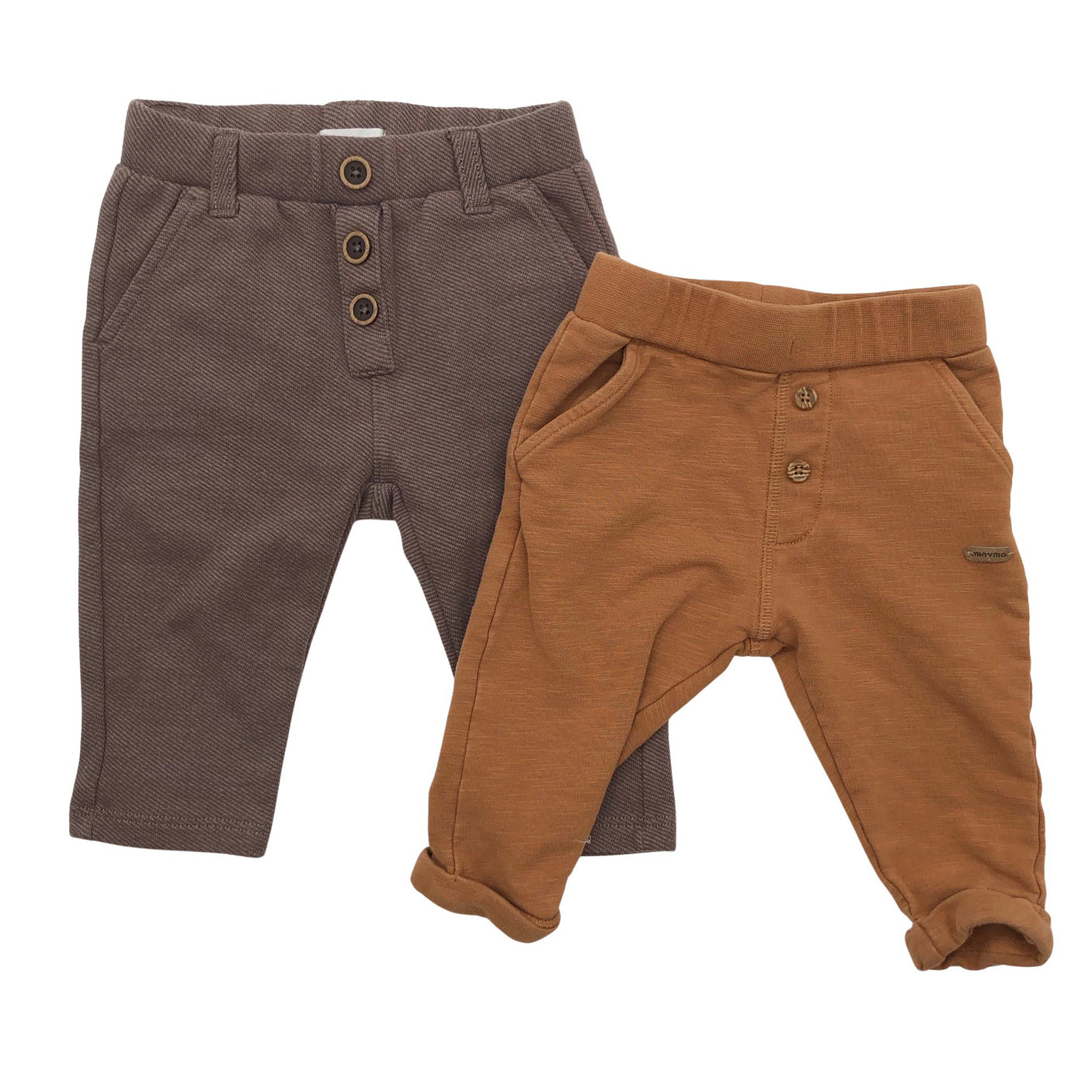 Unisex Minymo - Sweatpants, size 56 - 62 - Brown (1)