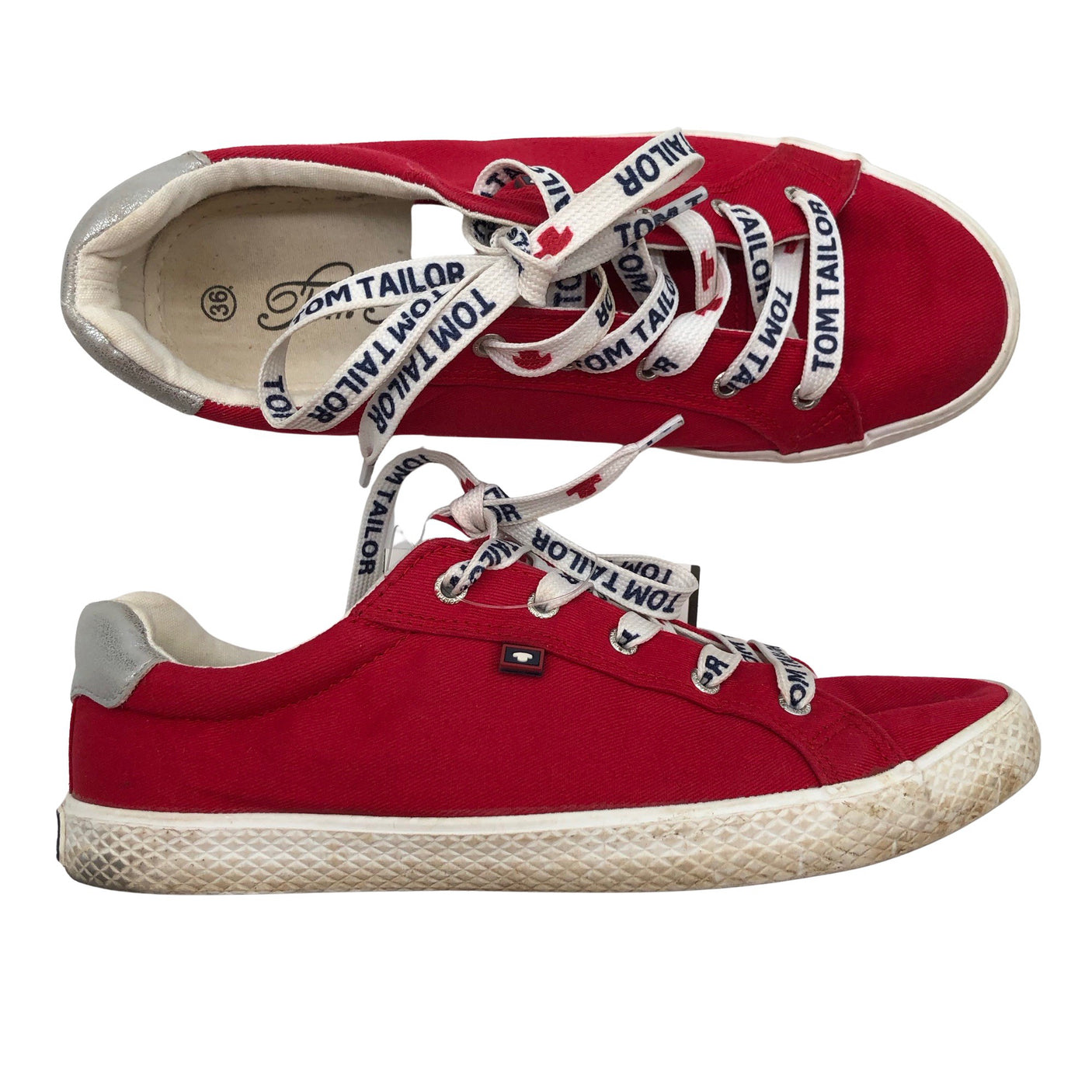 Unisex Tom Tailor - Casual sneakers, size 36 - Red (1)