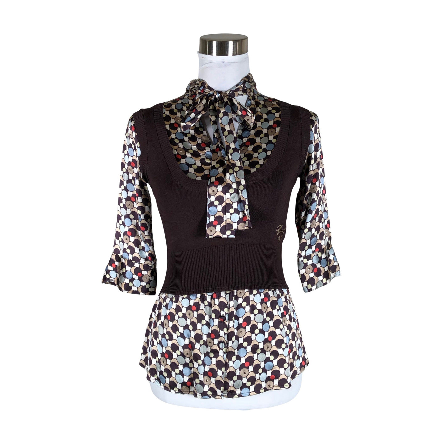 Unisex Marciano by Guess - Blouse, size 34 - Brown (1)