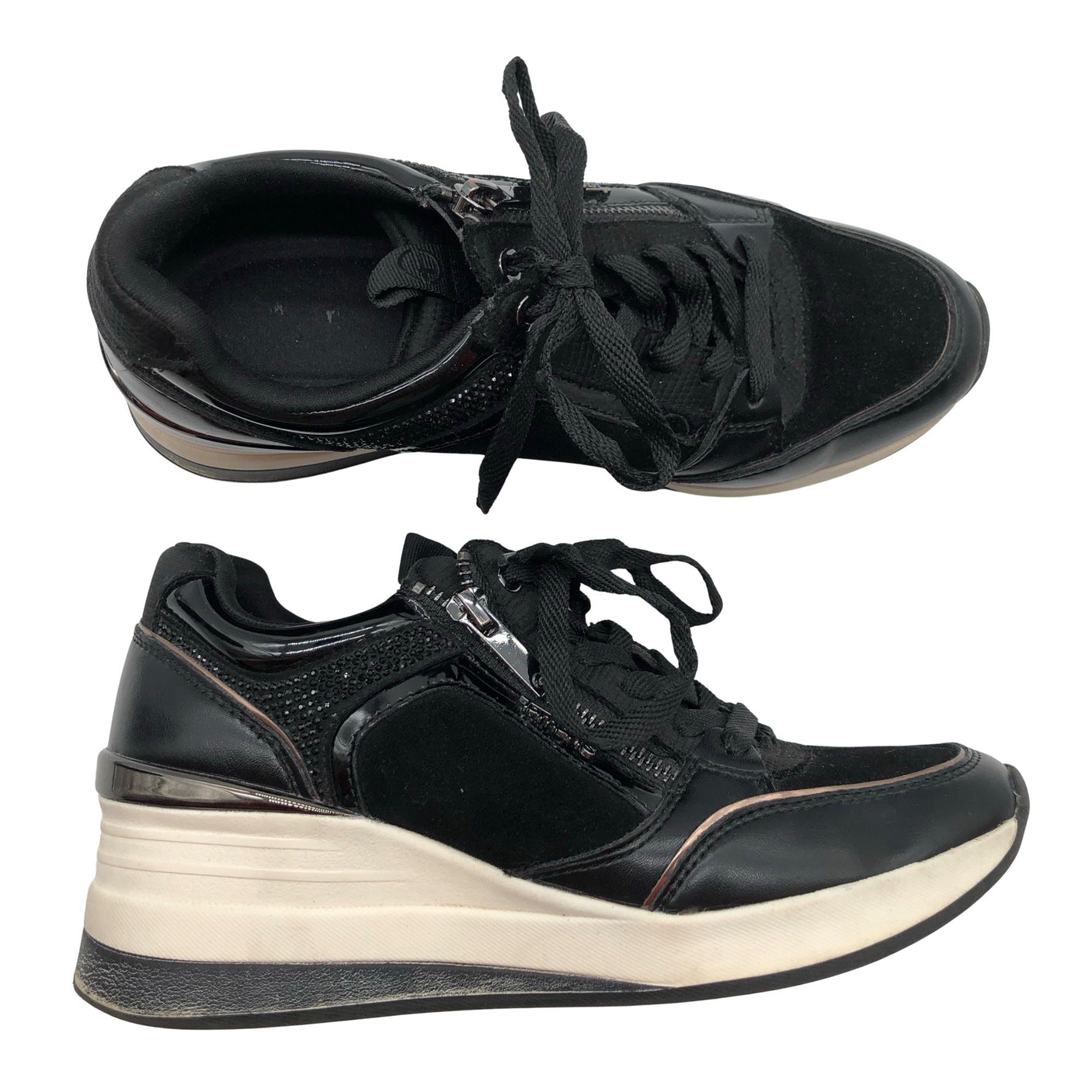 Unisex Tamaris - Casual sneakers, size 37 - Black (1)