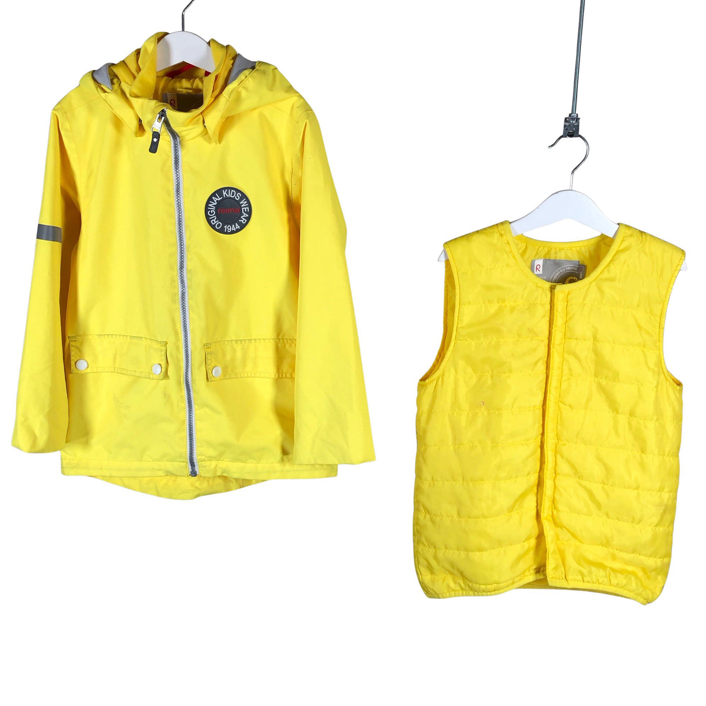 Unisex Reima - Spring/Fall jacket, size 116 - 122 - Yellow (1)