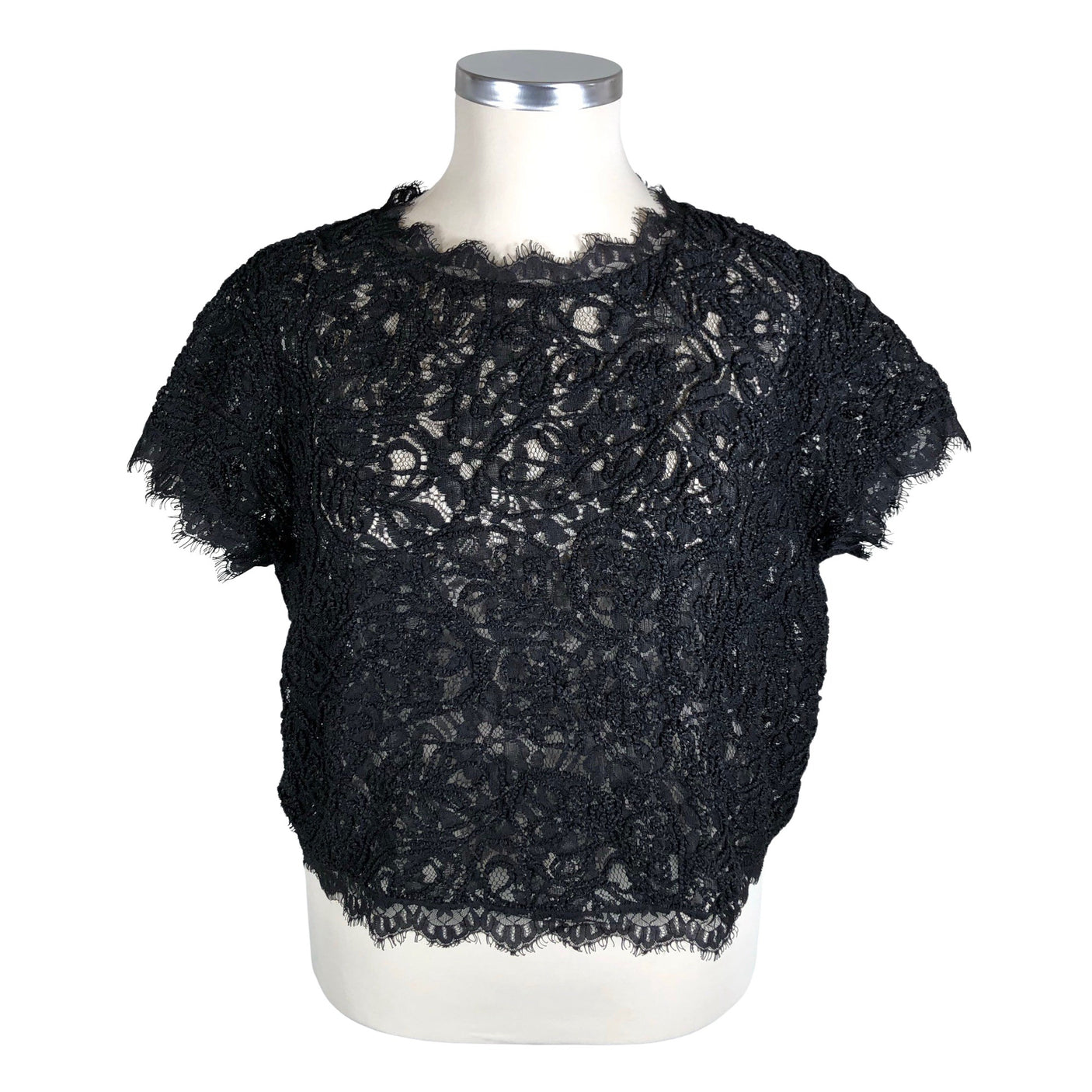 Unisex Lindex - Short-sleeved blouse, size 42 - Black (1)