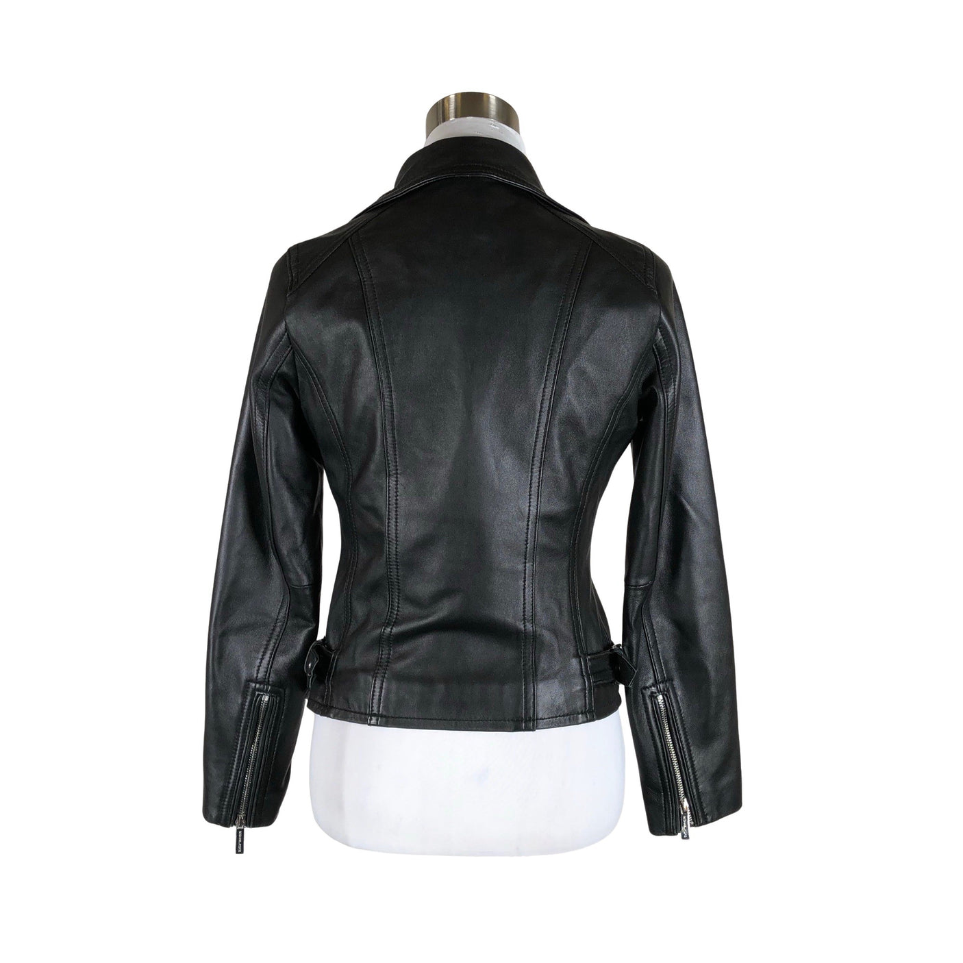Unisex Michael Kors - Leather jacket, size 34 - Black (2)