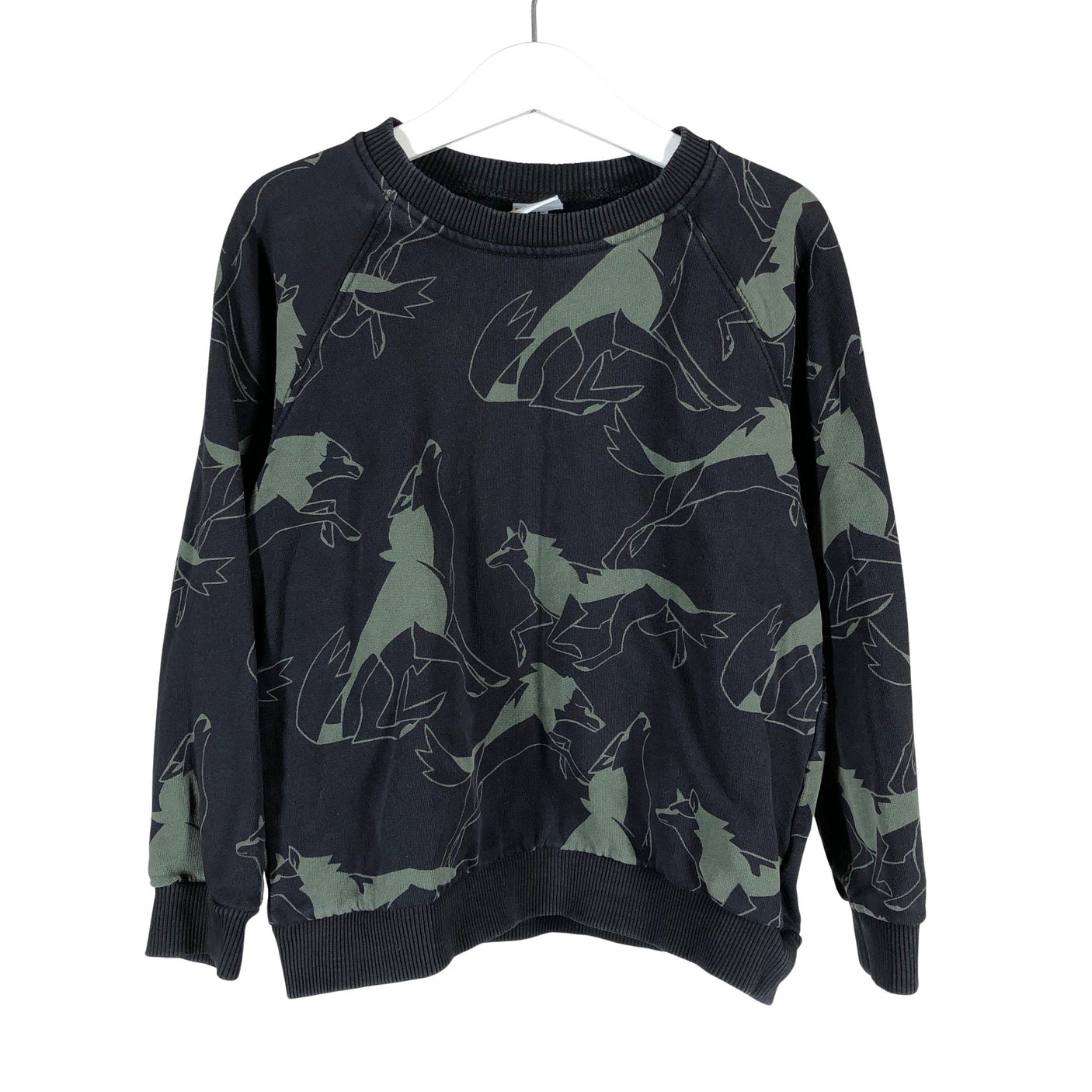 Unisex Polarn O. Pyret - Sweatshirt, size 122 - 128 - Black (1)