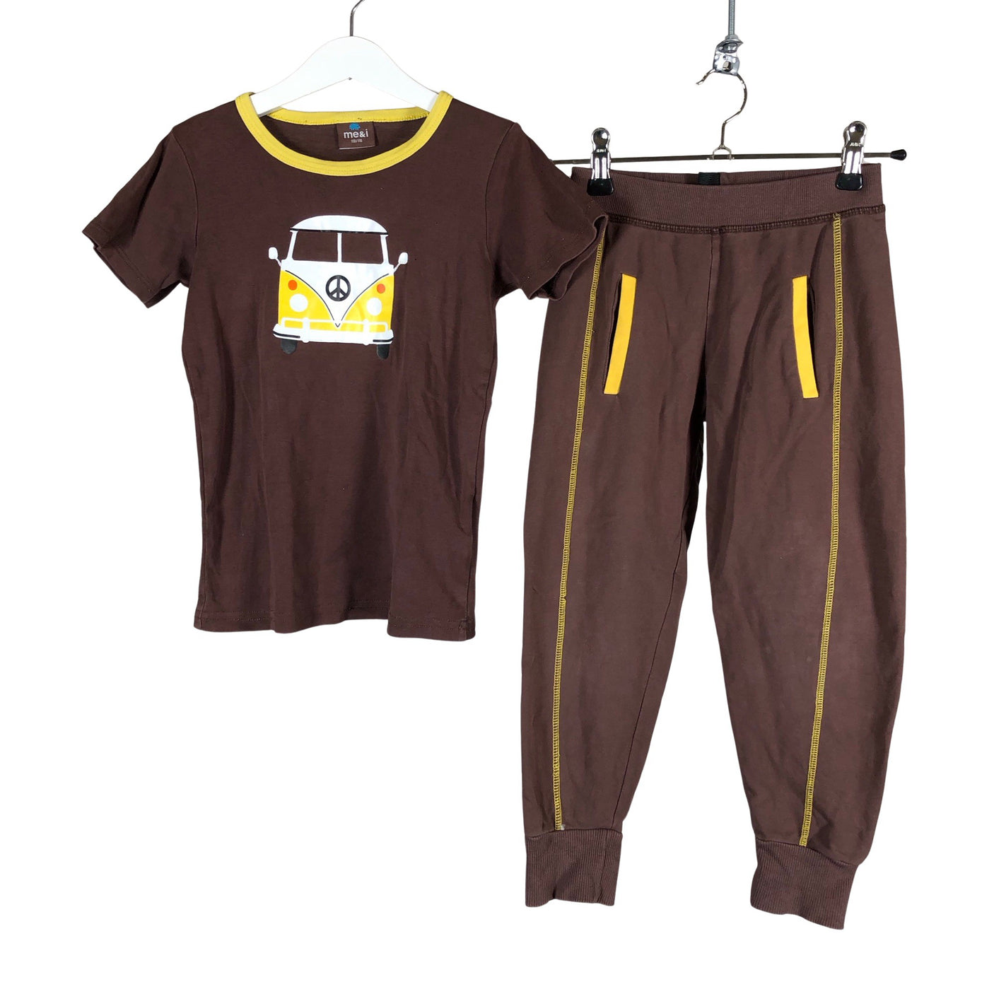 Unisex me&i - T-shirt, size 110 - 116 - Brown (1)