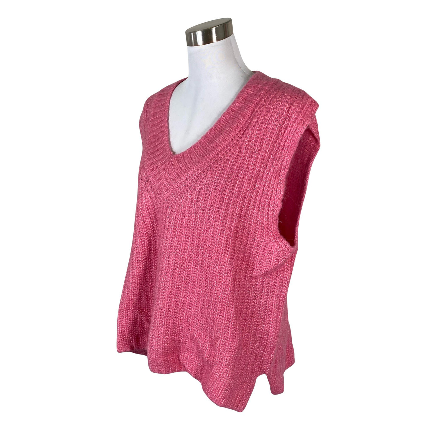 Unisex Massimo Dutti - Knit vest, size 38 - Pink (2)