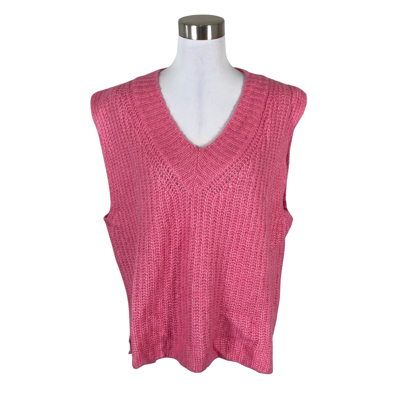 Unisex Massimo Dutti - Knit vest, size 38 - Pink (1)