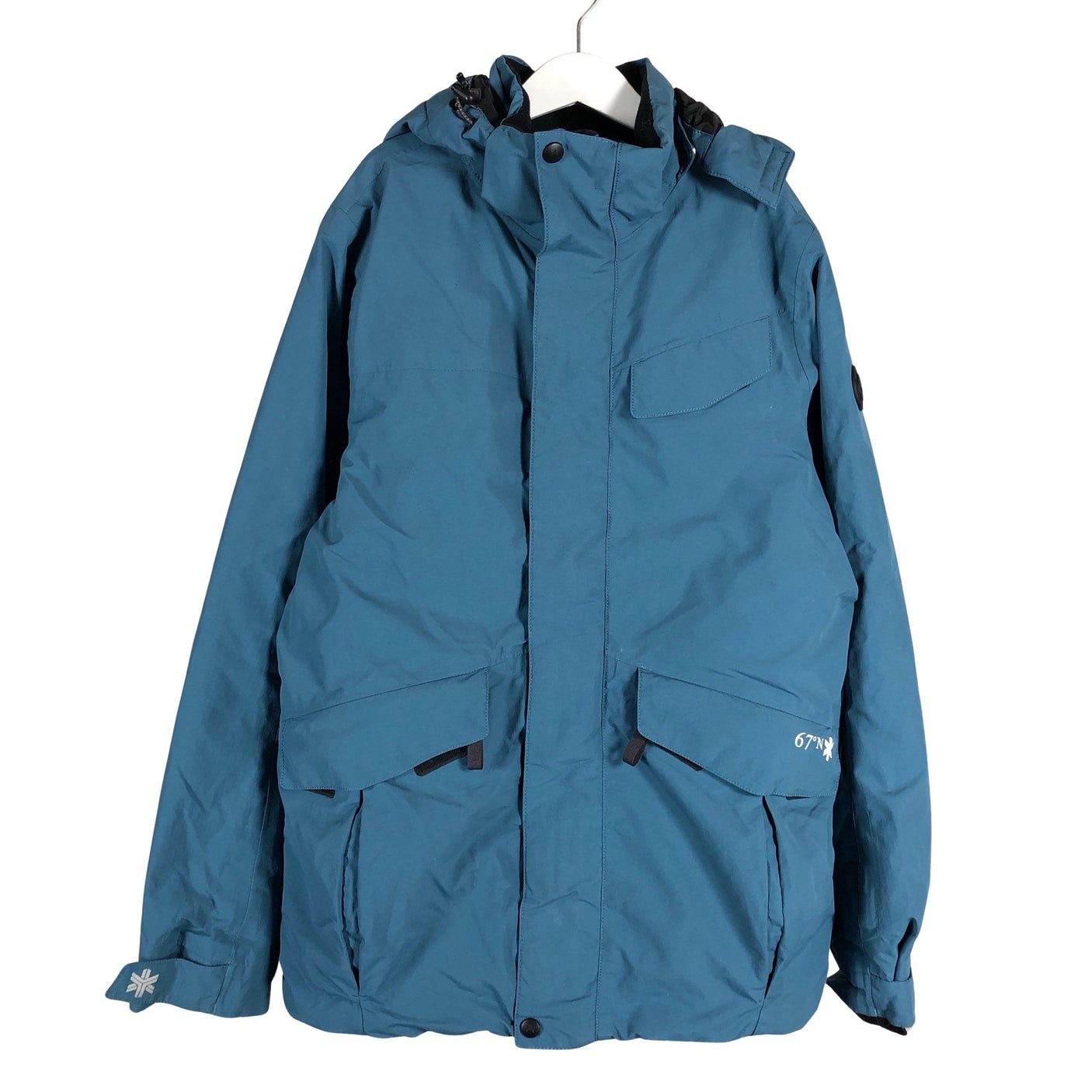 Unisex Áhkká - Winter jacket, size 146 - 152 - Blue (1)