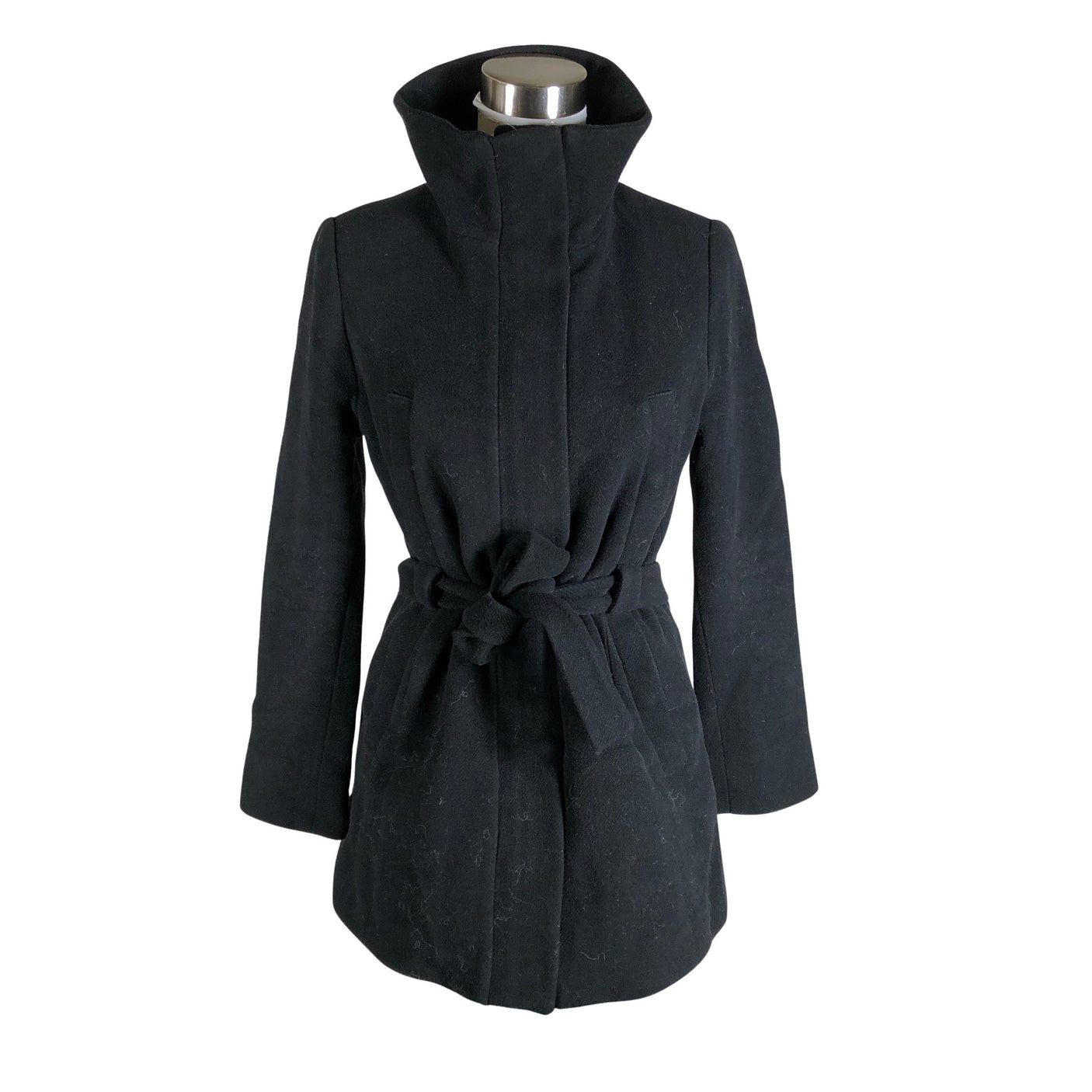 Unisex Your Face - Wool coat, size 36 - Black (1)