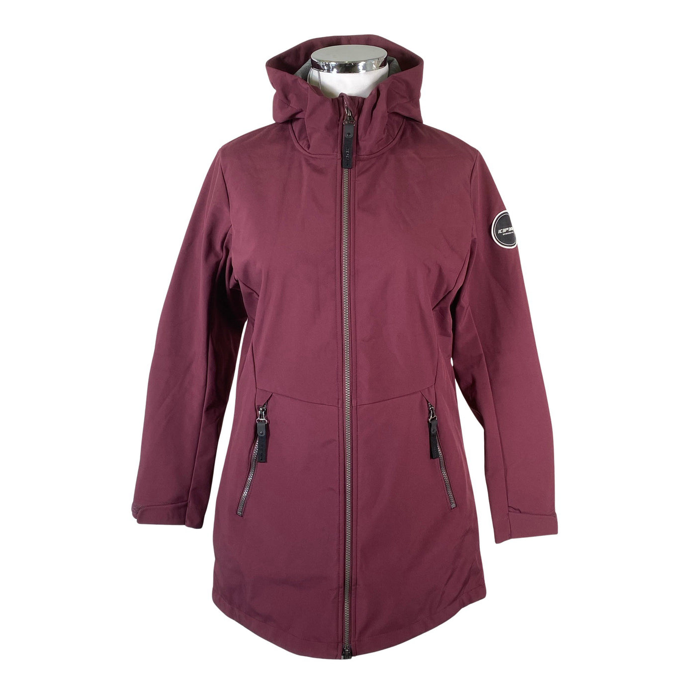 Unisex Icepeak - Outdoor jacket, size 44 - Wine red (1)