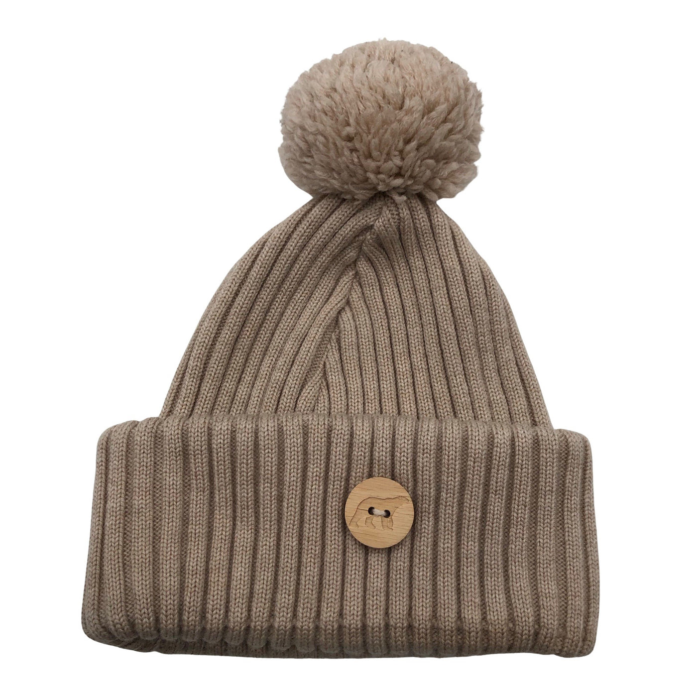 Unisex Super Yellow - Winter beanie, size 54 - 56 cm - Beige (1)