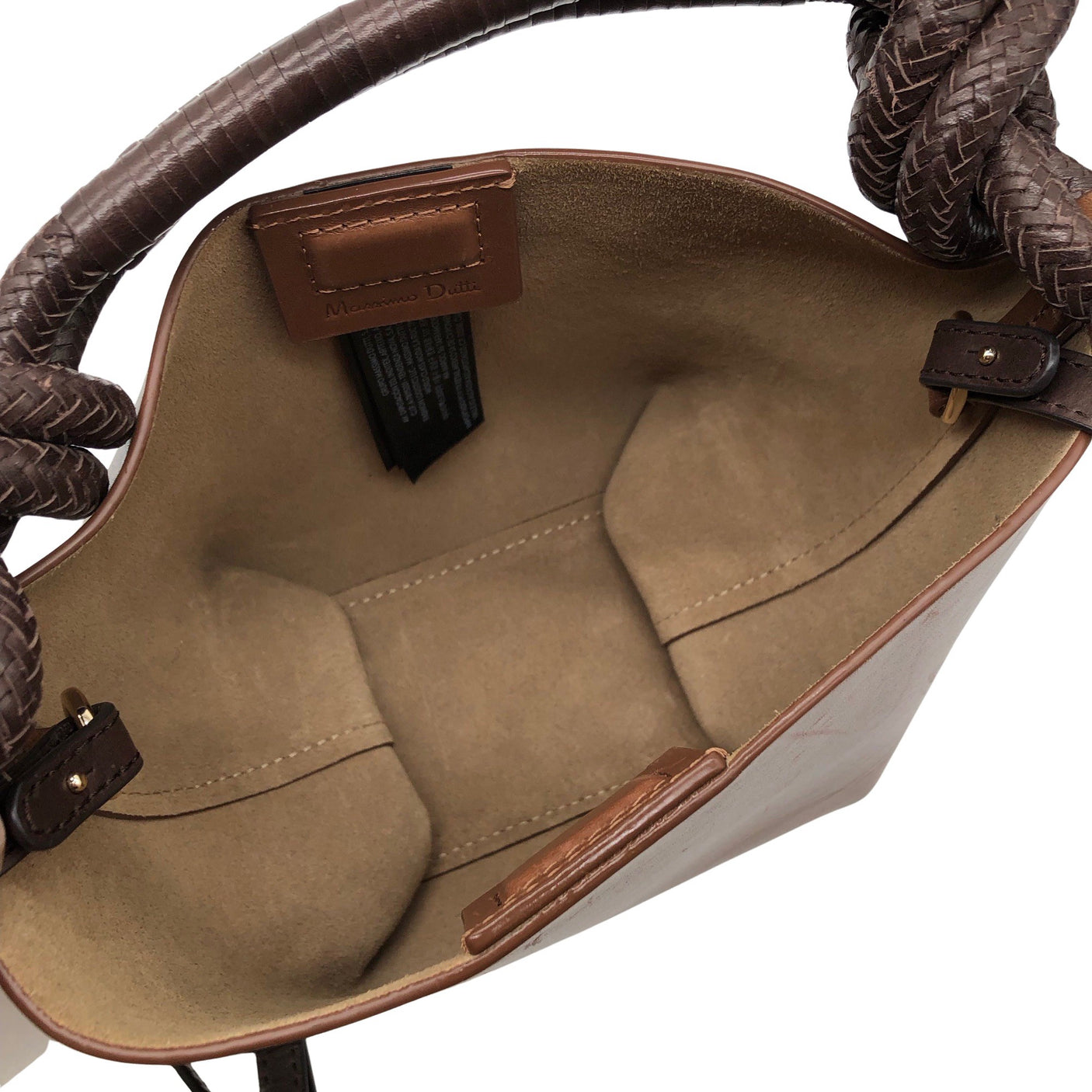 Unisex Massimo Dutti - Shoulder bag, size Mini - Brown (3)