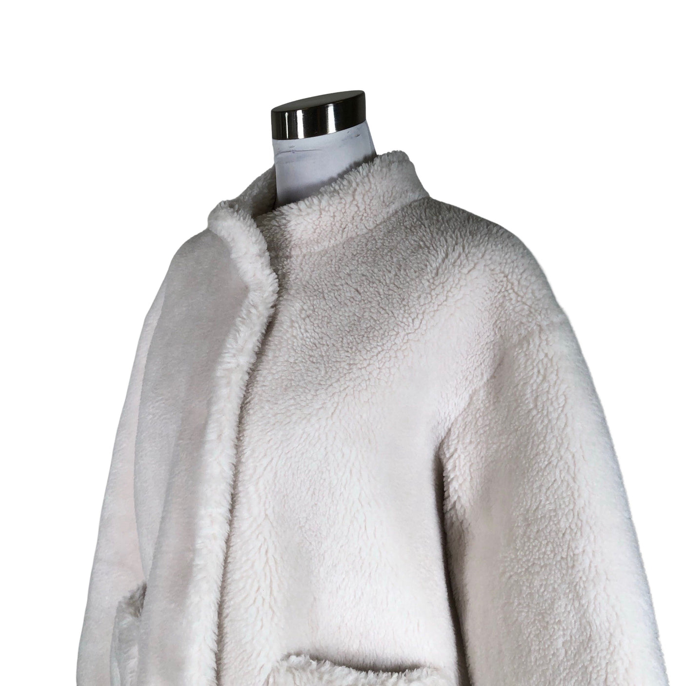 Unisex Muotikuu - Faux fur coat, size 36 - White (3)