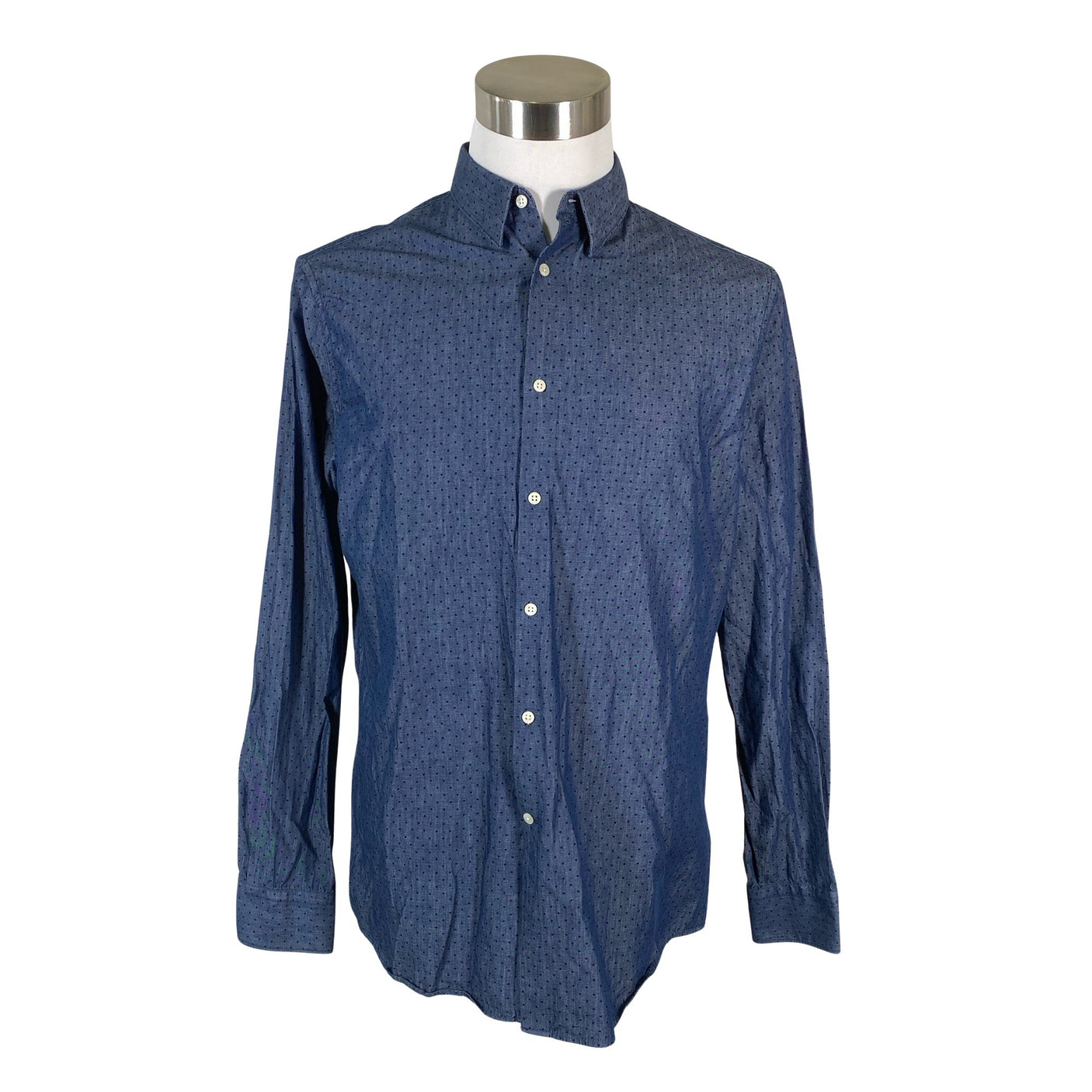 Unisex J.Lindeberg - Collared shirt, size L - Blue (1)