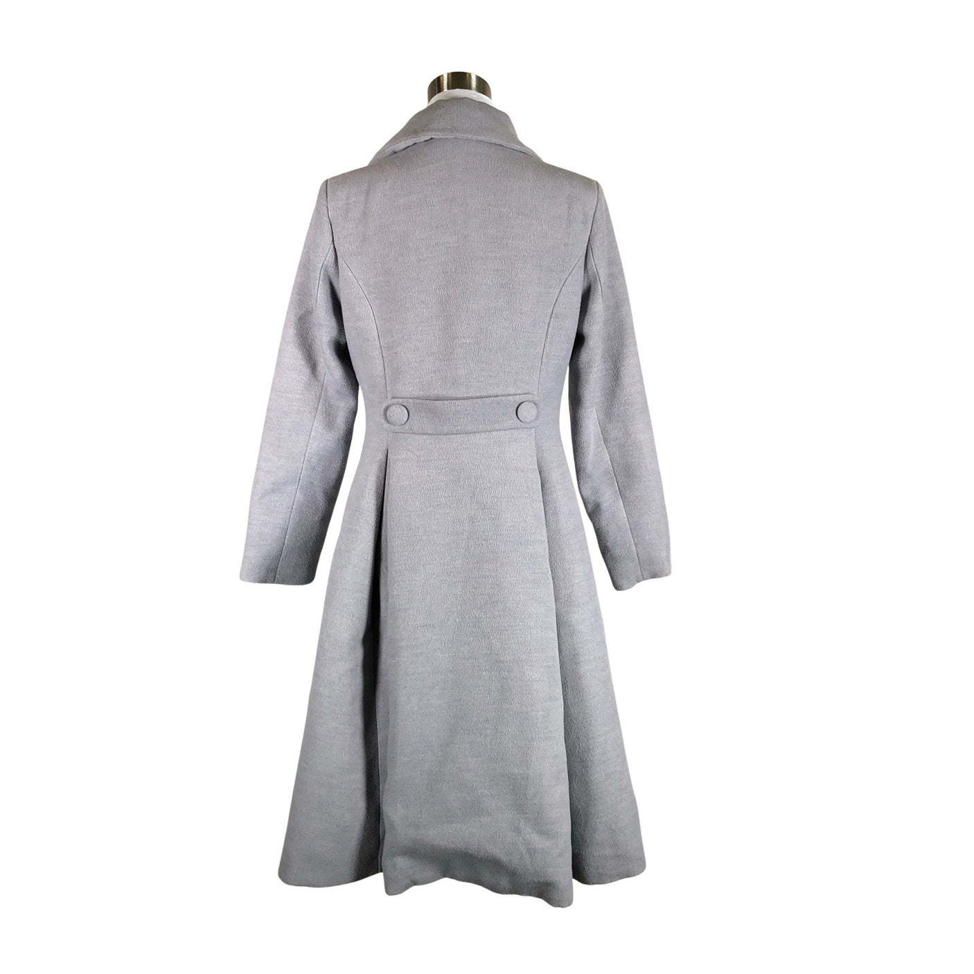 Unisex Hearts & Roses - Wool coat, size 38 - Gray (2)