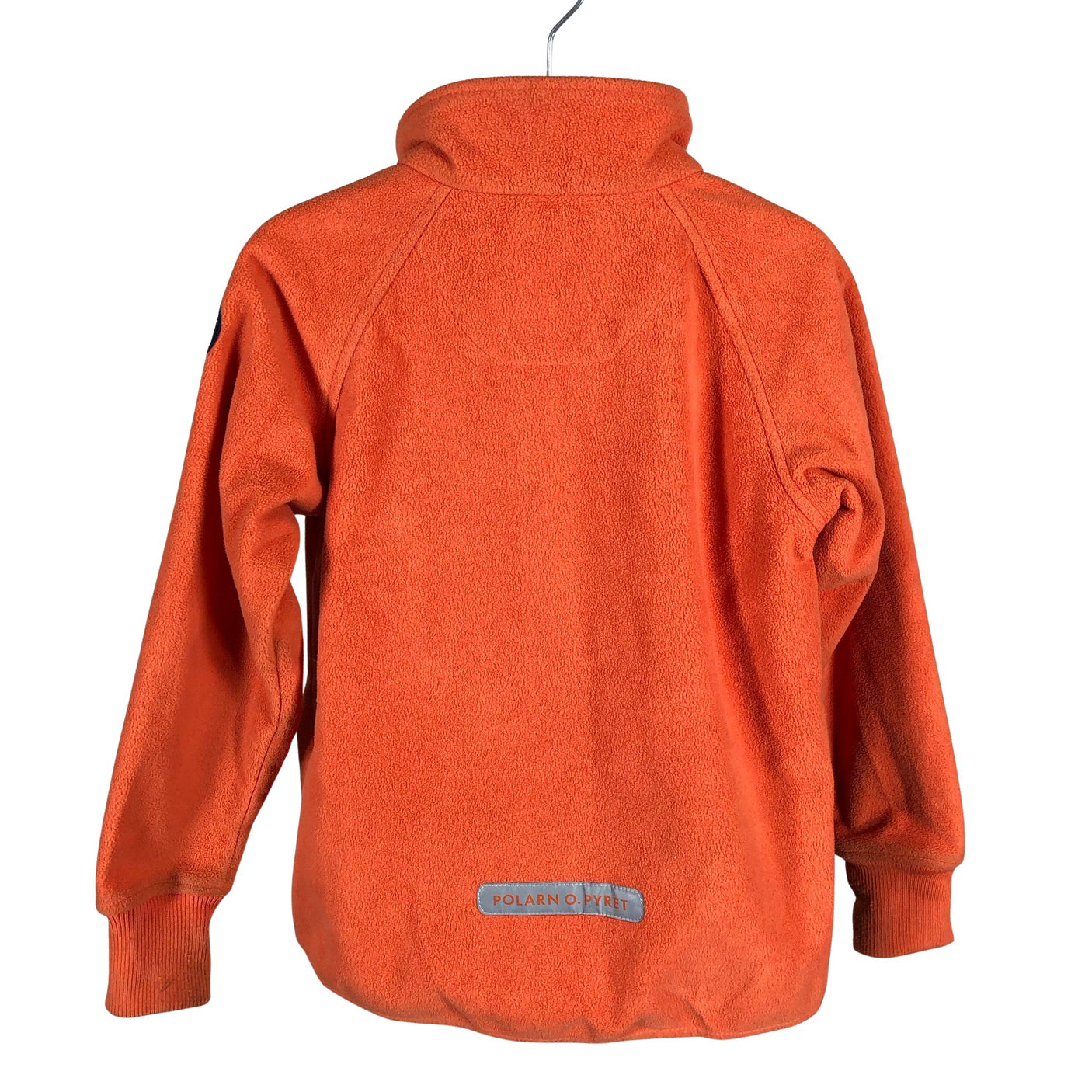 Unisex Polarn O. Pyret - Fleece jacket, size 110 - 116 - Orange (2)