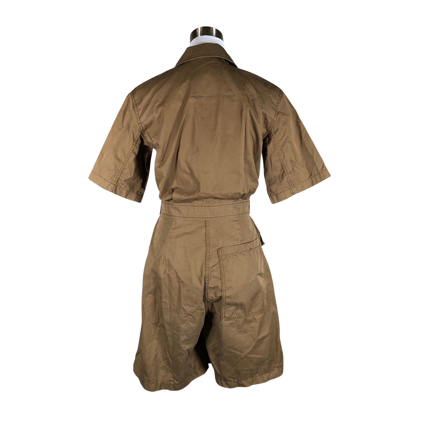 Unisex Arket - Short overalls, size 38 - Brown (2)