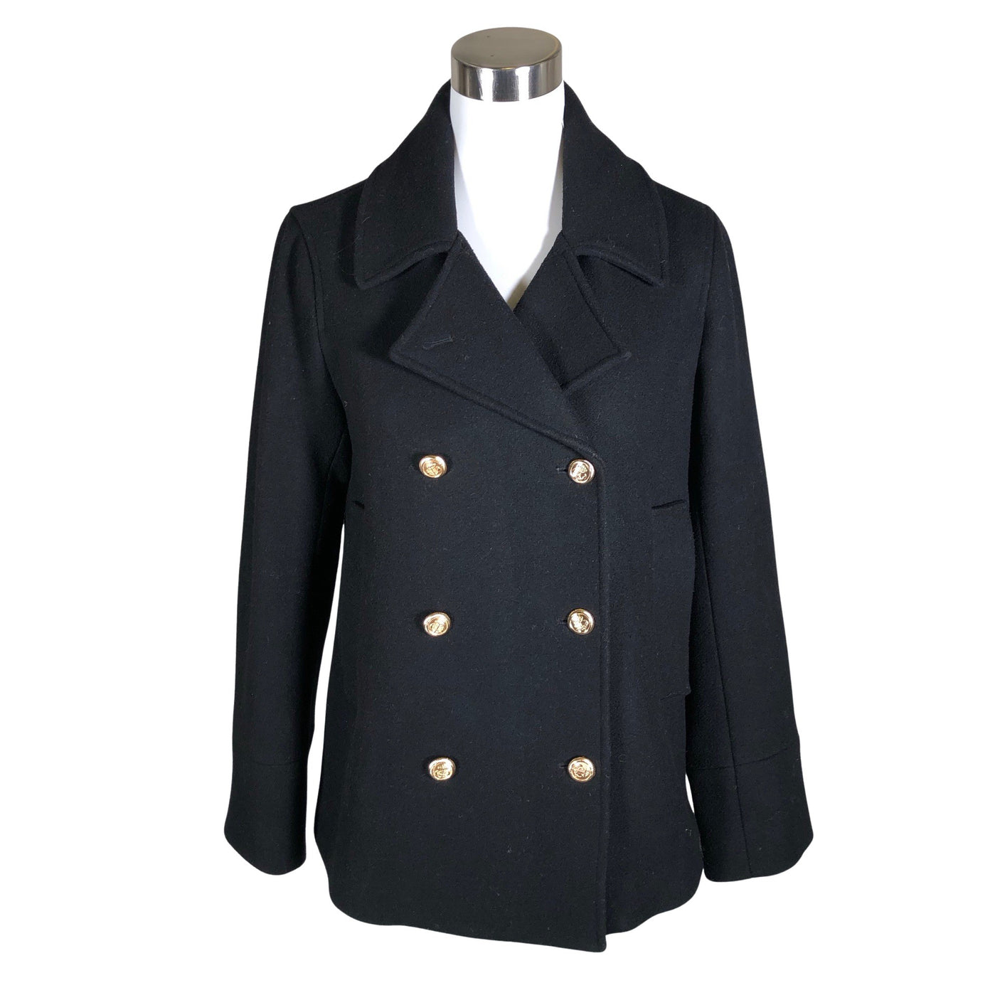 Unisex Rue de Femme - Wool coat, size 36 - Black (1)