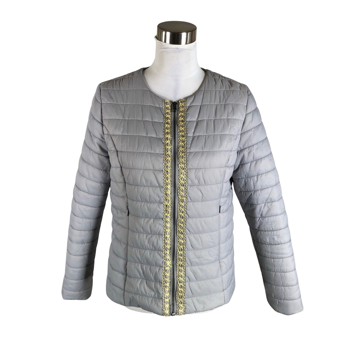 Unisex Cream - Lightly padded jacket, size 36 - Gray (1)