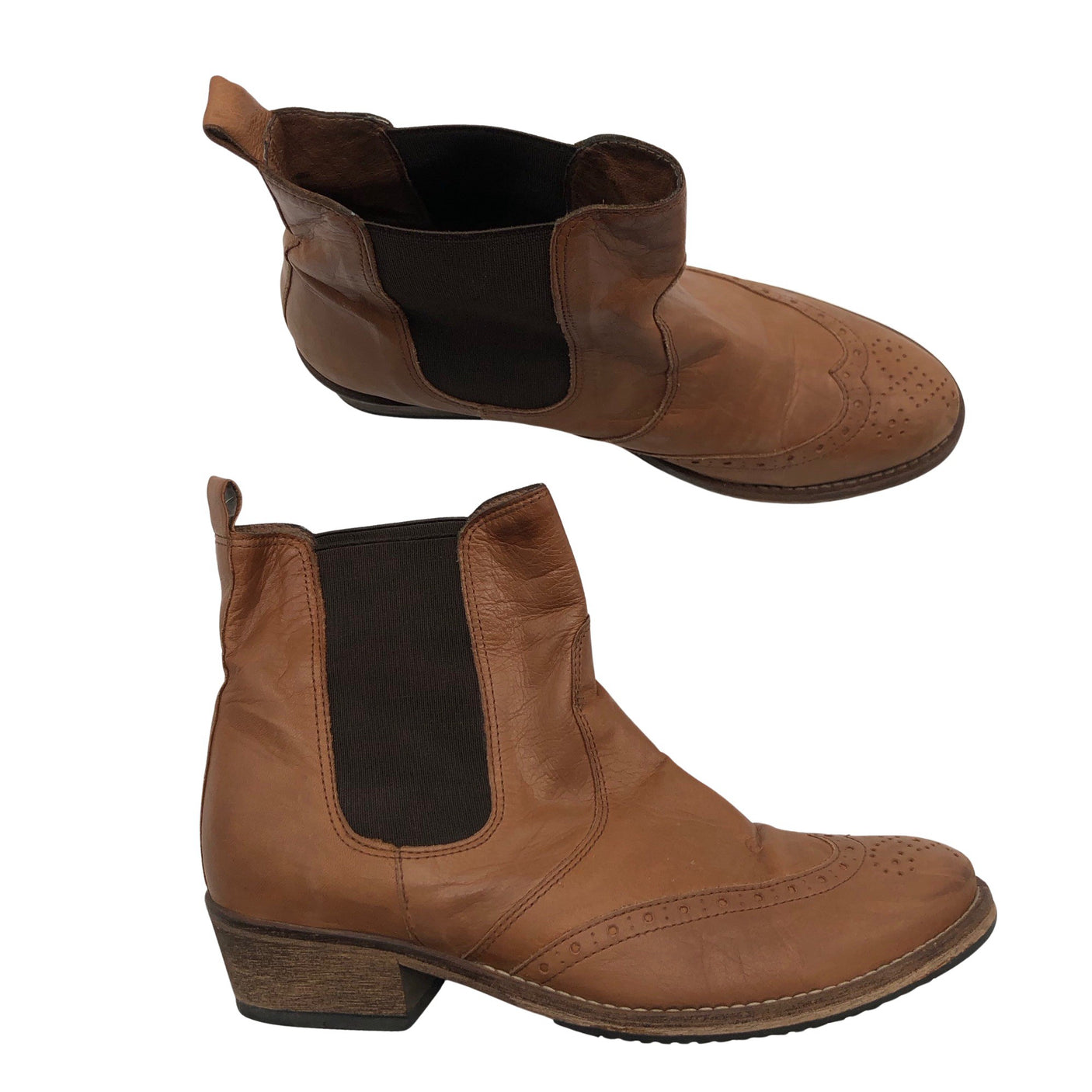 Unisex Bianco - Ankle boots, size 38 - Brown (1)