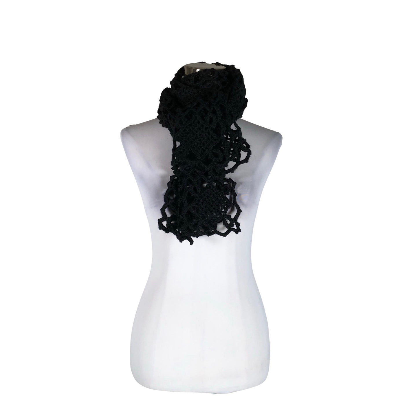 Unisex Handmade - Scarf, size Maxi - Black (1)