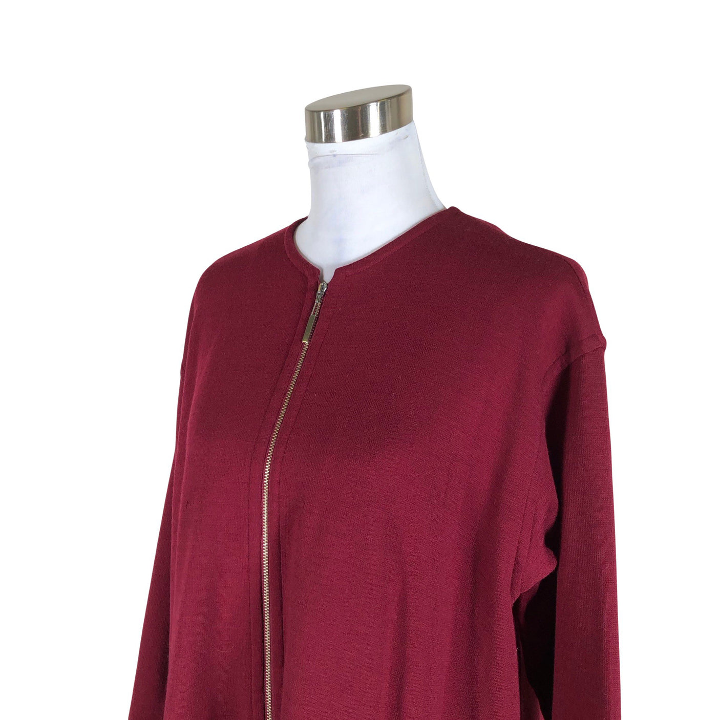 Unisex Ritva Falla - Knit tunic, size 34 - Wine red (3)