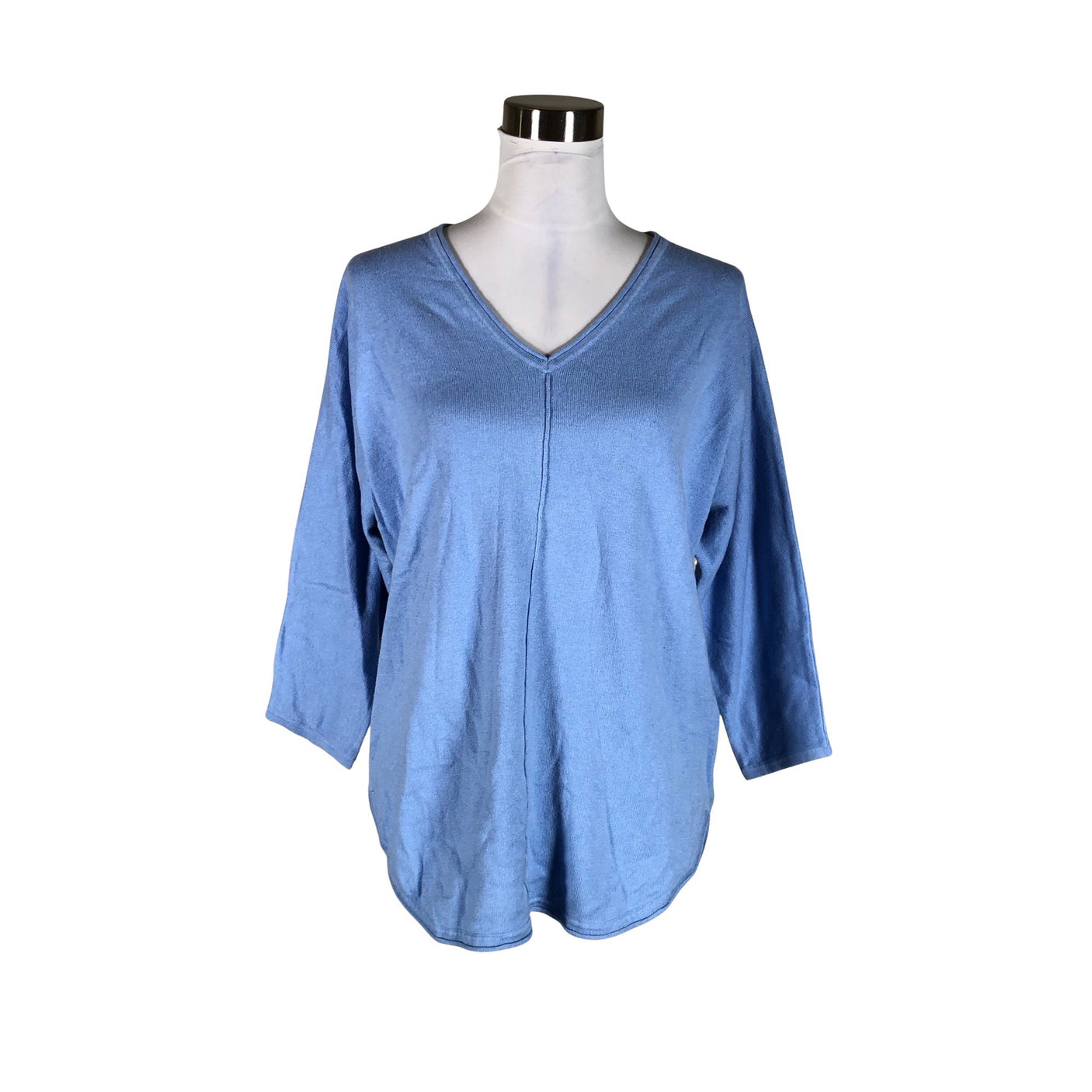 Unisex Part two - Knit tunic, size 38 - Light blue (1)