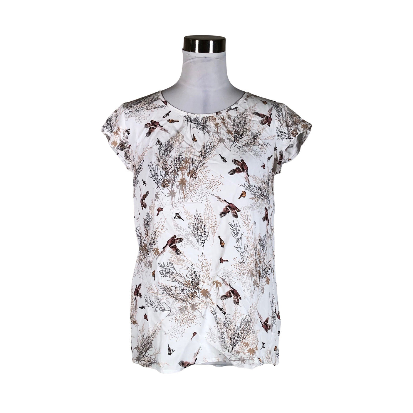 Unisex Soyaconcept - Short-sleeved blouse, size 36 - White (1)