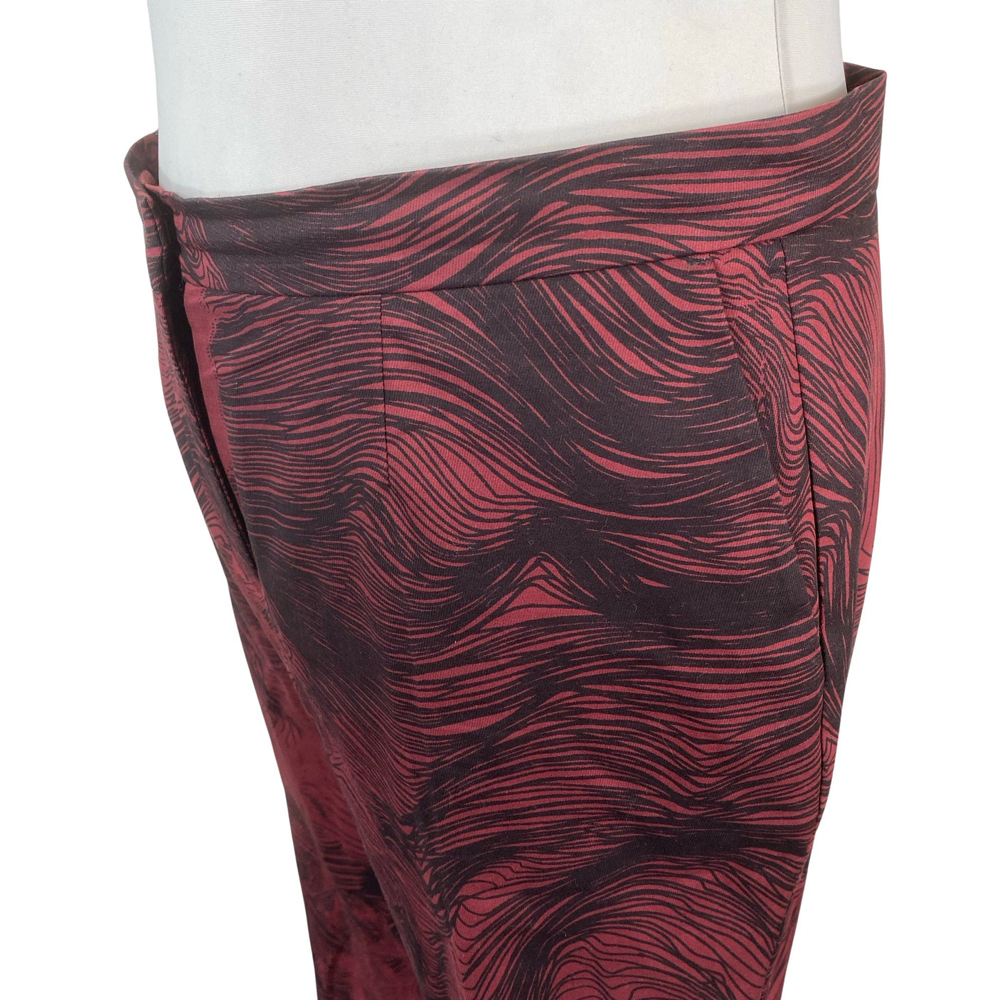 Unisex Marimekko - Straight leg trousers, size 44 - Wine red (3)