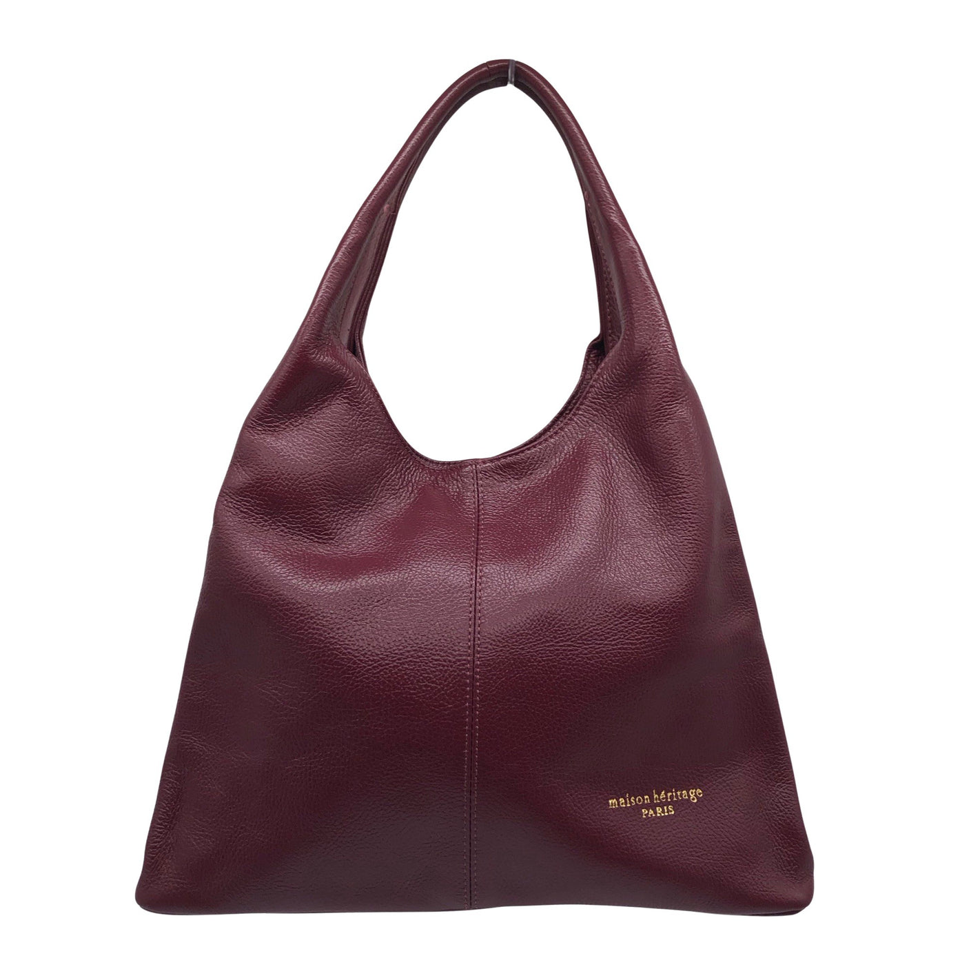 Unisex Maison Héritage - Handbag, size Maxi - Wine red (1)