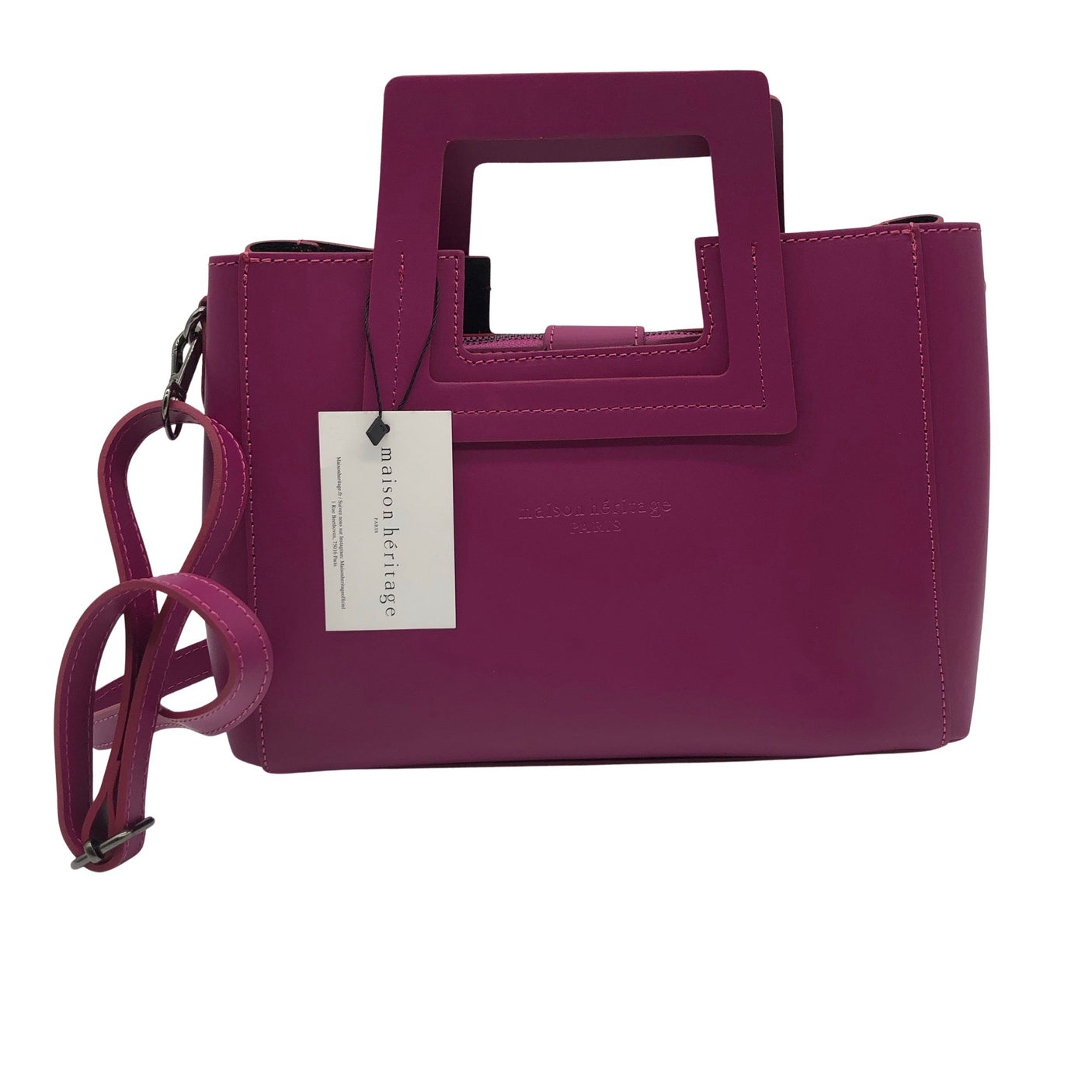 Unisex Maison Héritage - Handbag, size Midi - Violet (1)