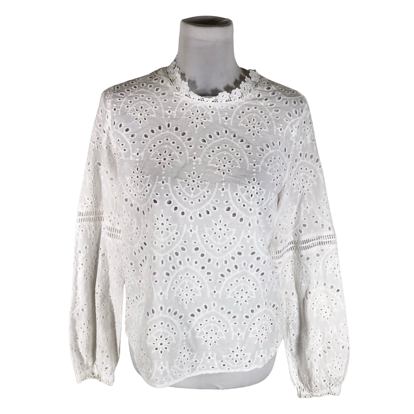 Unisex Cream - Blouse, size 40 - White (1)