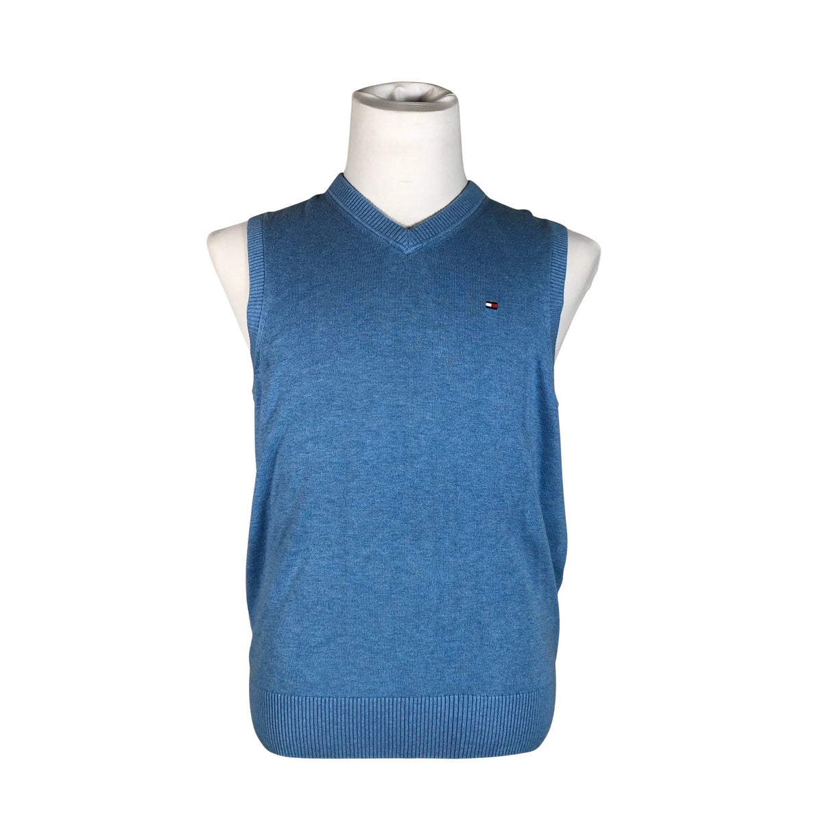 Unisex Tommy Hilfiger - Knit vest, size M - Light blue (1)