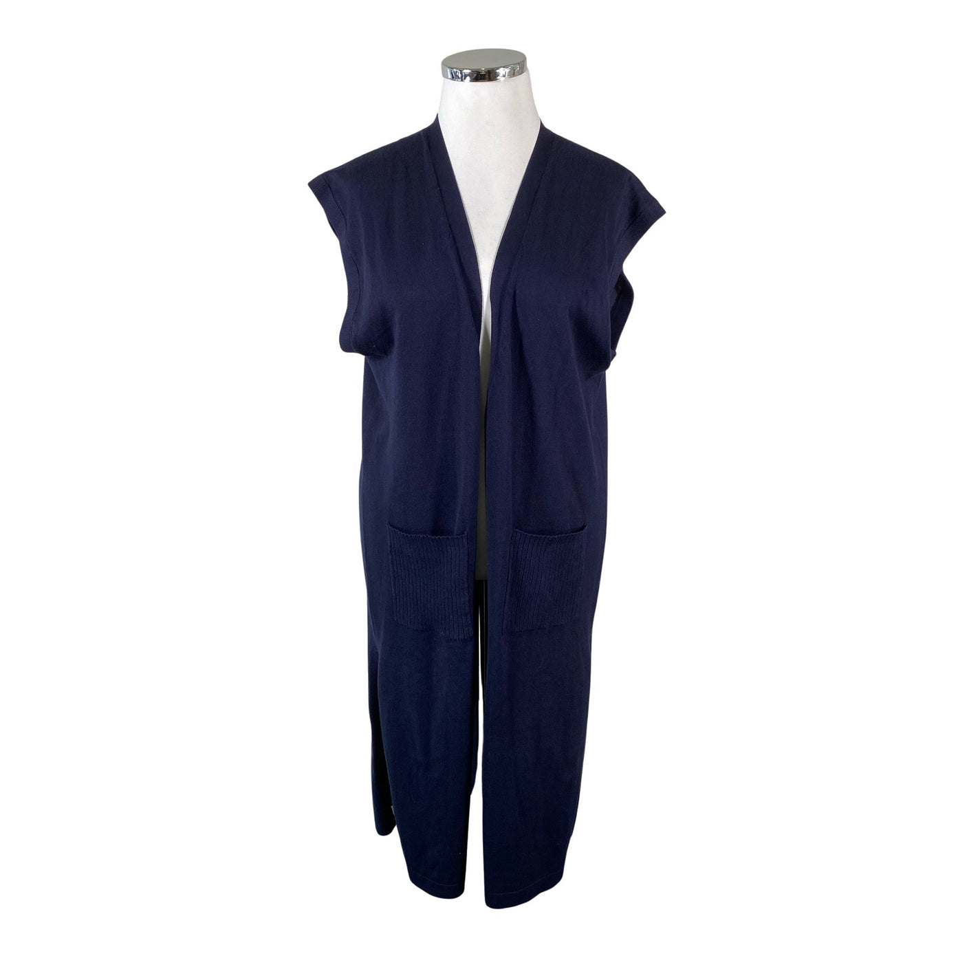 Unisex In Front - Knit vest, size 42 - Blue (1)