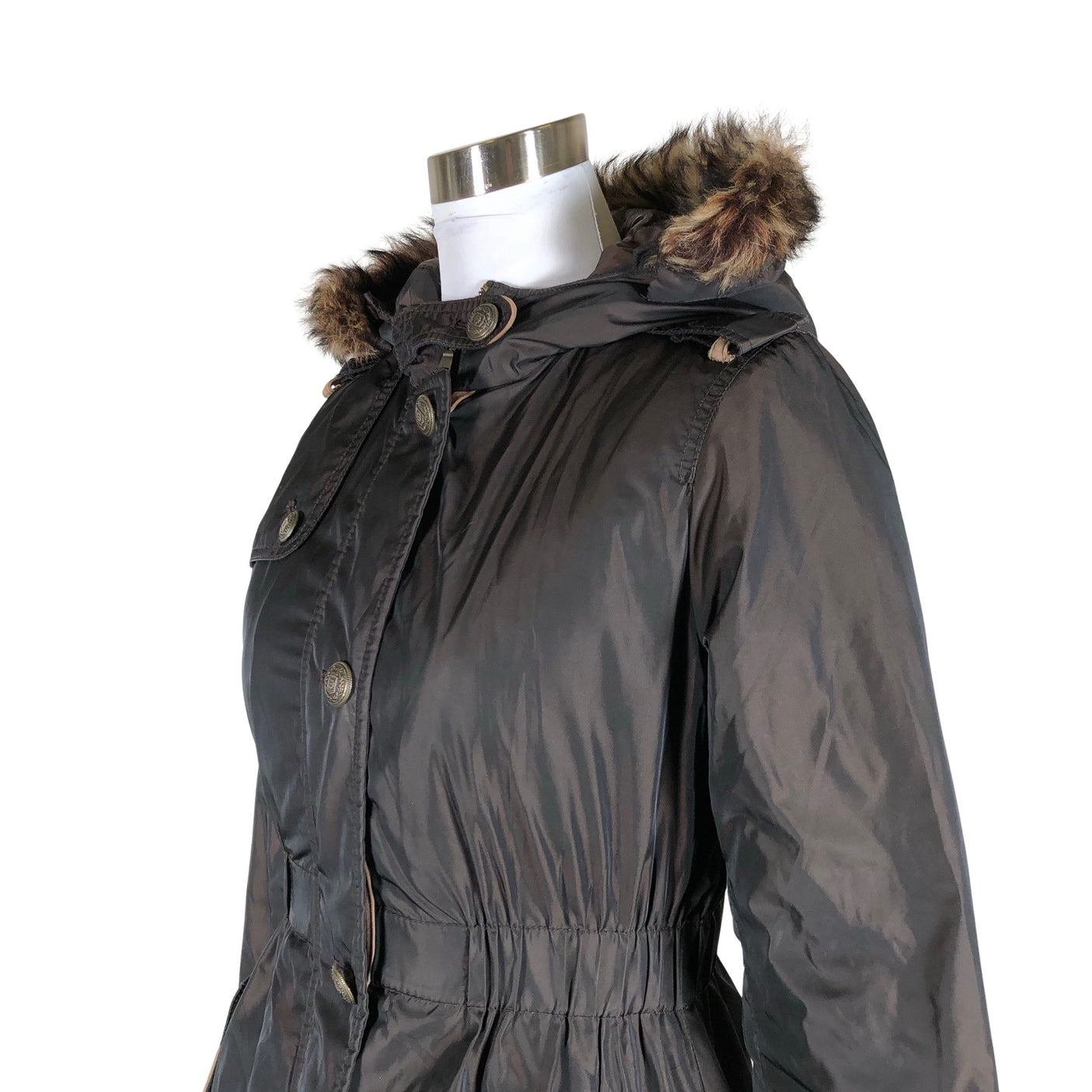 Unisex Massimo Dutti - Down jacket, size 36 - Brown (3)