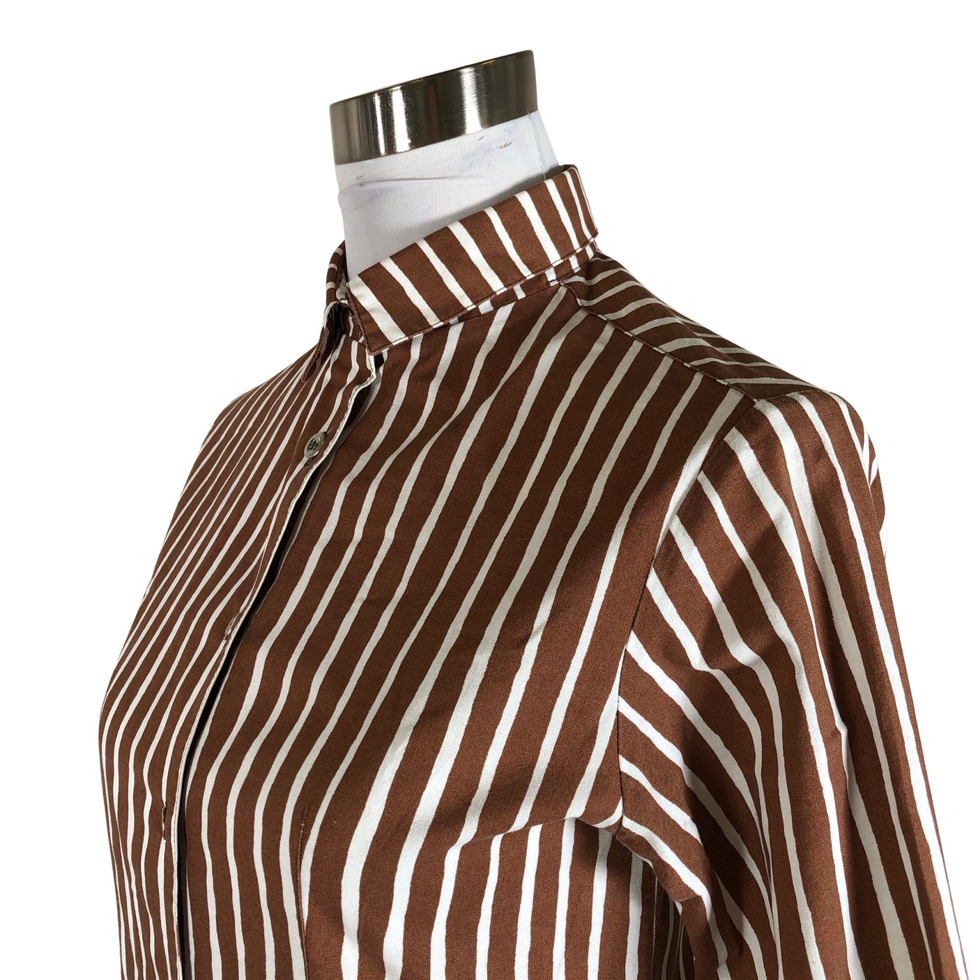 Unisex Marimekko - Collared shirt, size 34 - Brown (3)