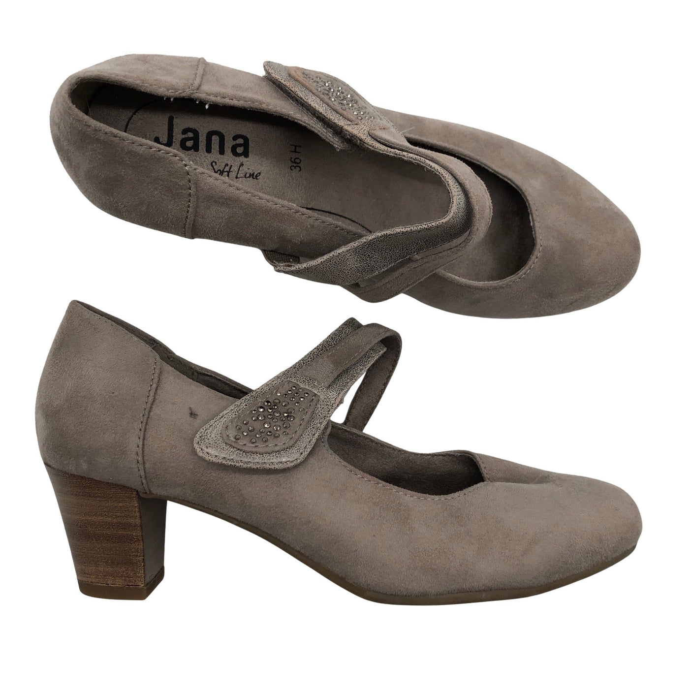 Unisex Jana - High heels, size 36 - Beige (1)