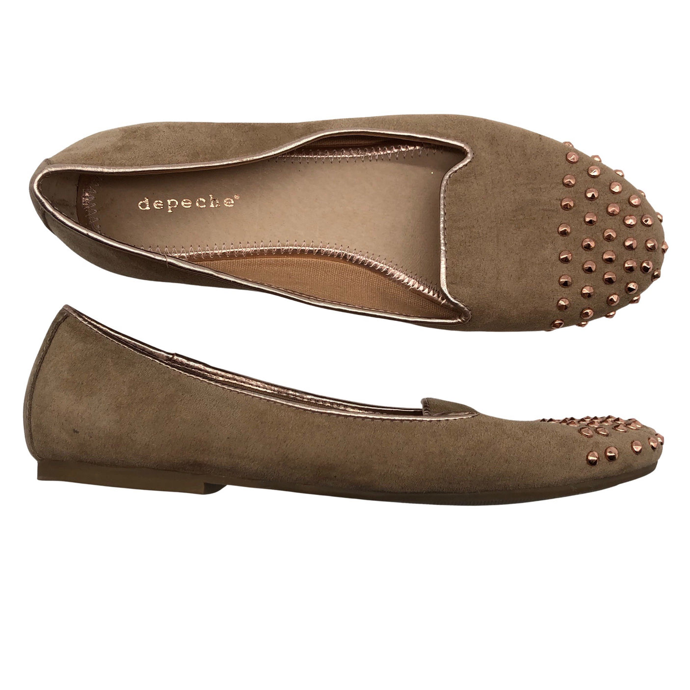 Unisex Depeche - Ballerinas, size 37 - Beige (1)
