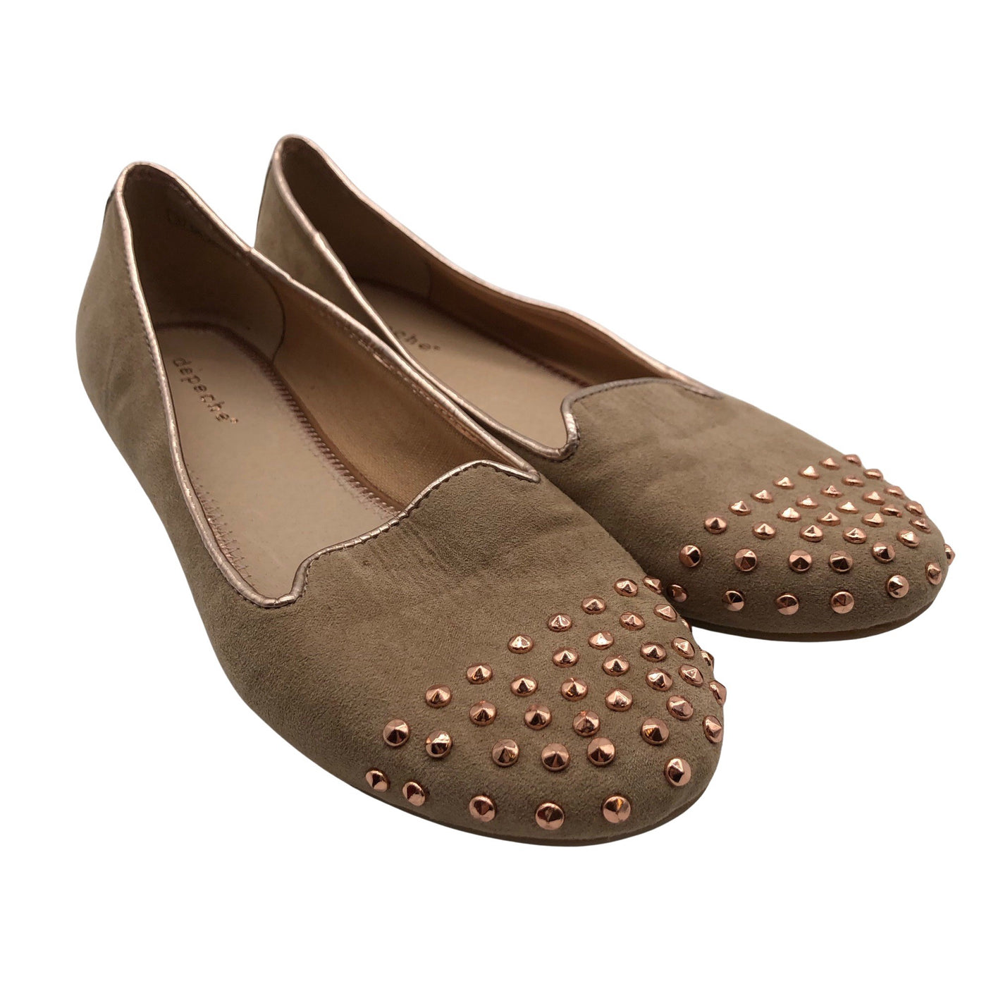 Unisex Depeche - Ballerinas, size 37 - Beige (2)