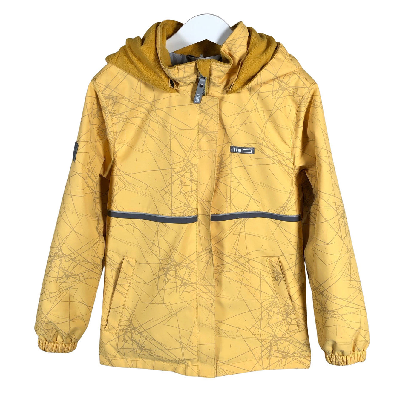 Unisex Lenne - Lightly padded jacket, size 122 - 128 - Yellow (1)