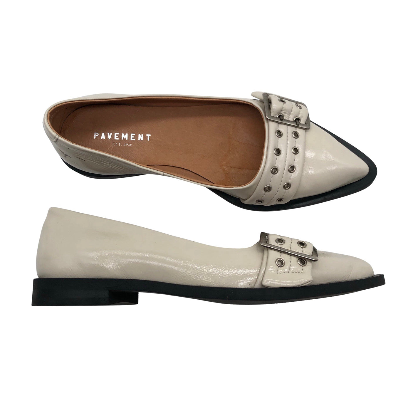 Unisex Pavement - Ballerinas, size 40 - Natural white (1)