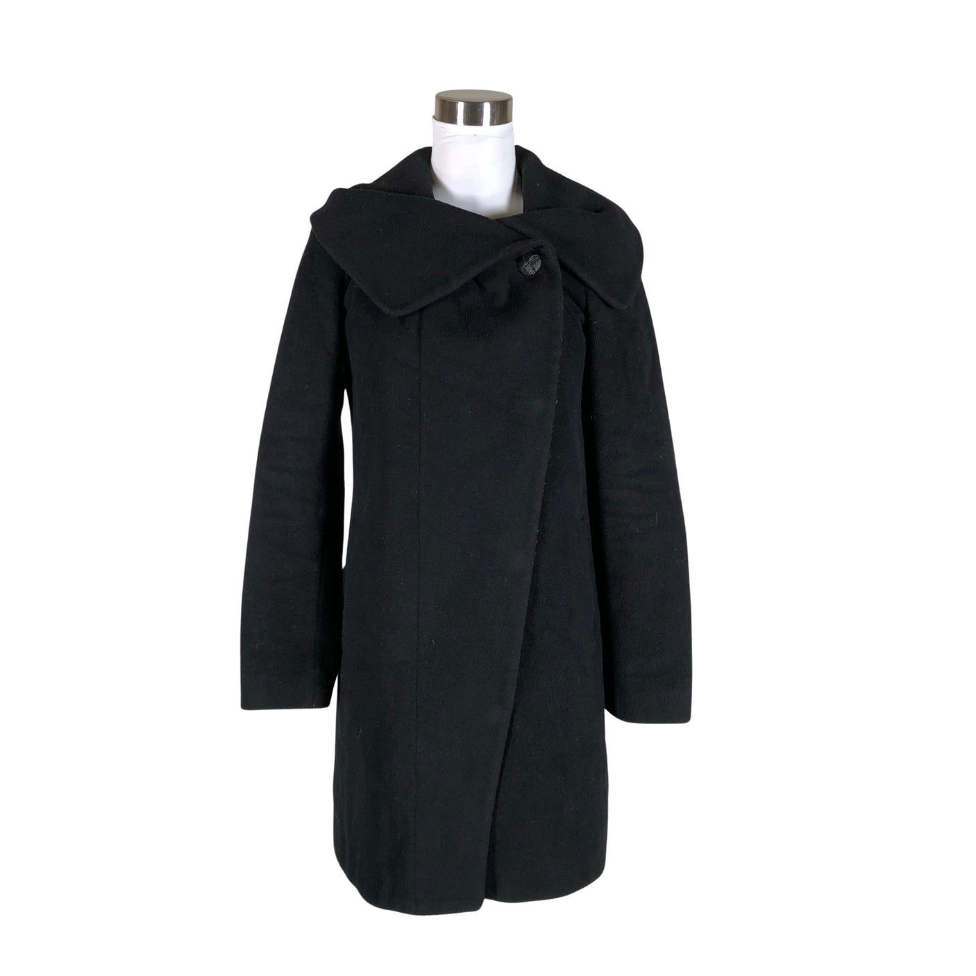 Unisex MasCara - Wool coat, size 34 - Black (1)