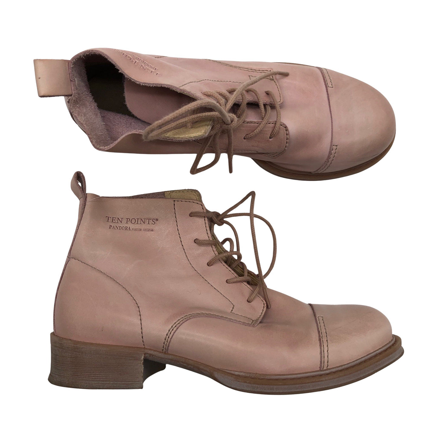 Unisex Ten Points - Ankle boots, size 38 - Light pink (1)