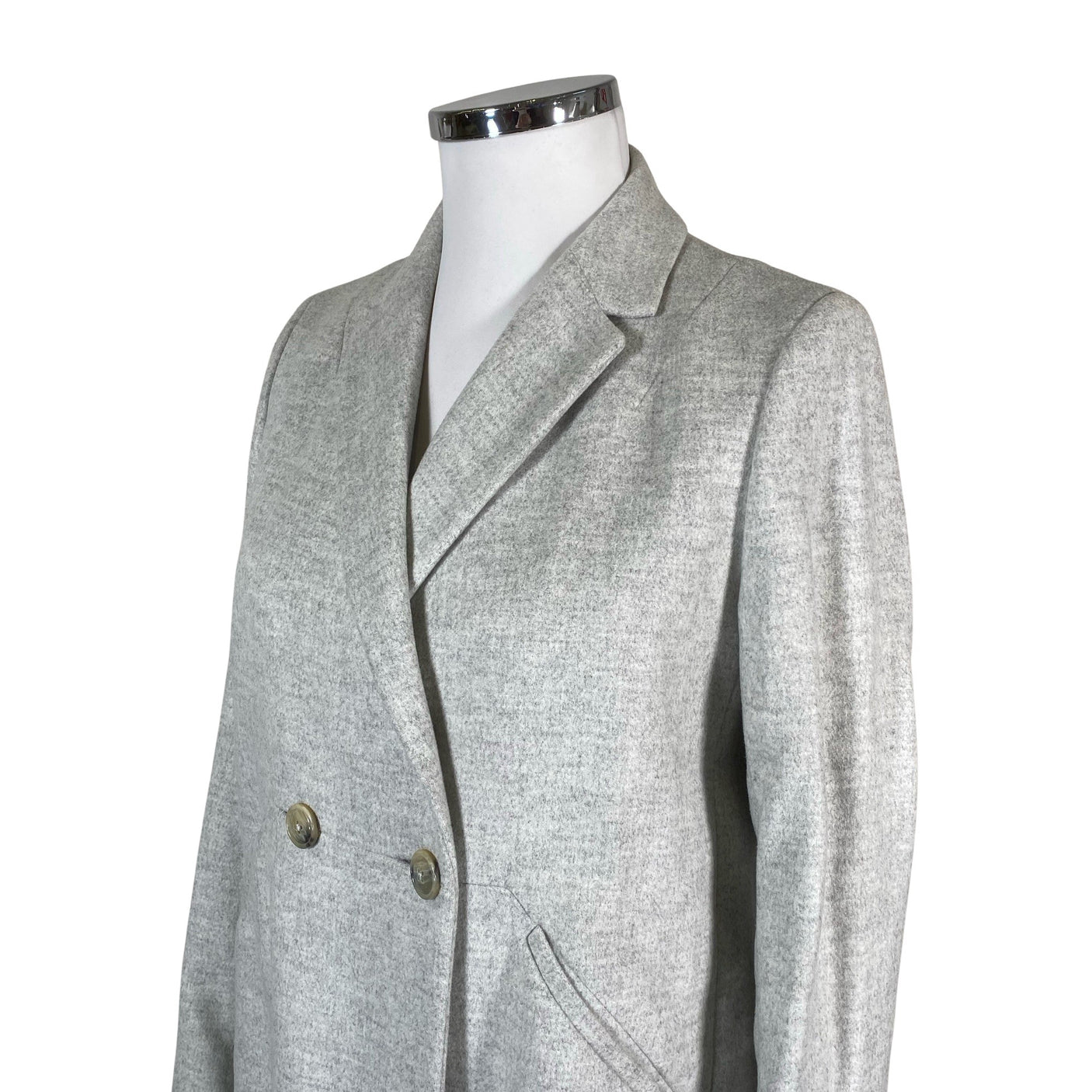 Unisex Massimo Dutti - Wool coat, size 42 - Gray (3)