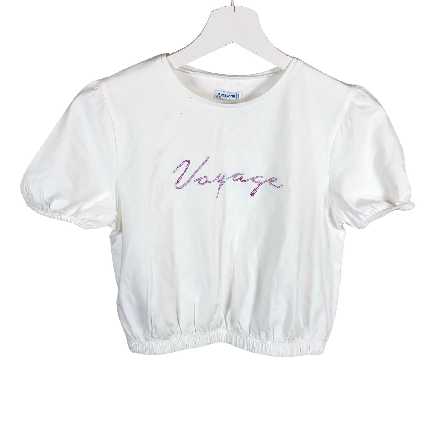 Unisex Mayoral - T-shirt, size 152 - 158 - White (1)