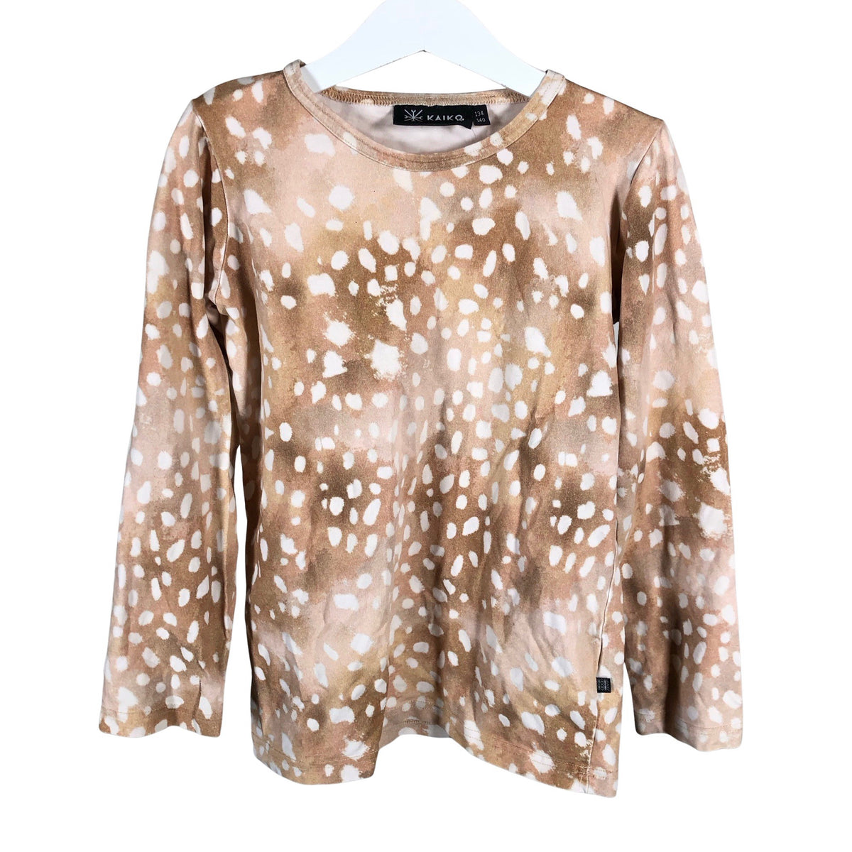 Unisex Kaiko - Tricot shirt, size 134 - 140 - Beige (1)