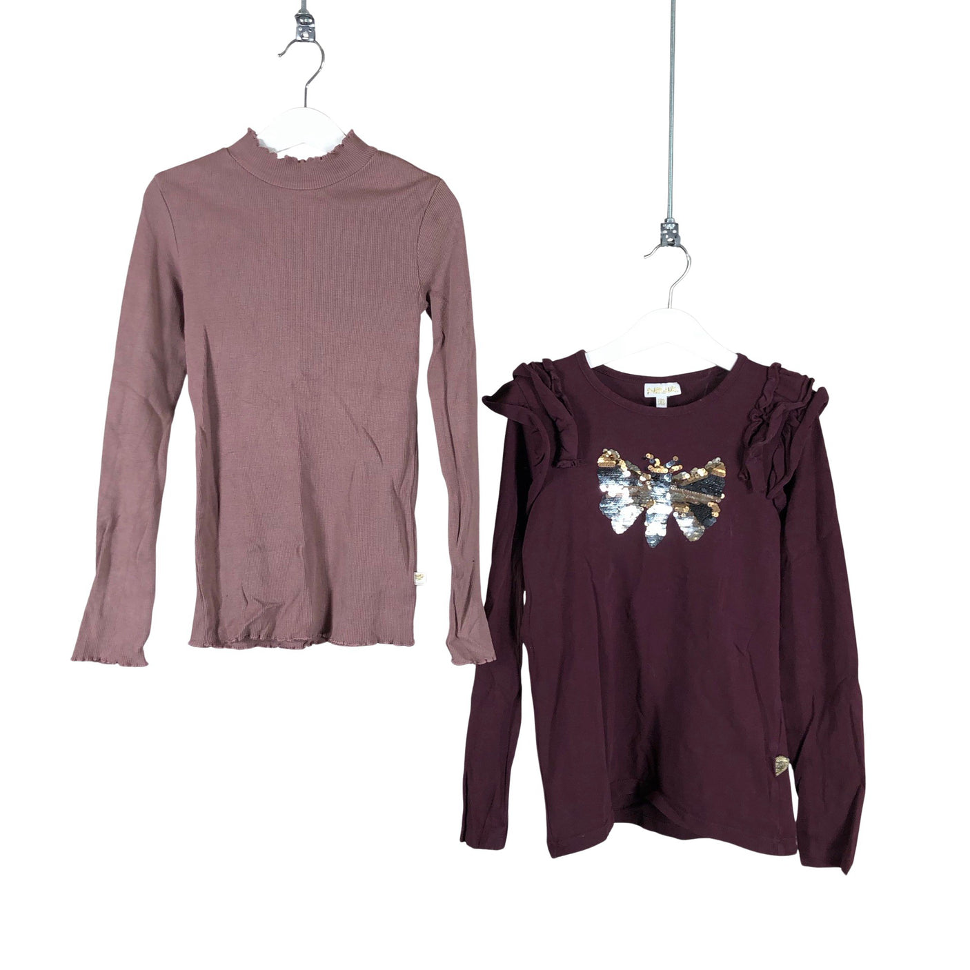 Unisex POMPdeLUX - Tricot shirt, size 134 - 140 - Light pink (1)