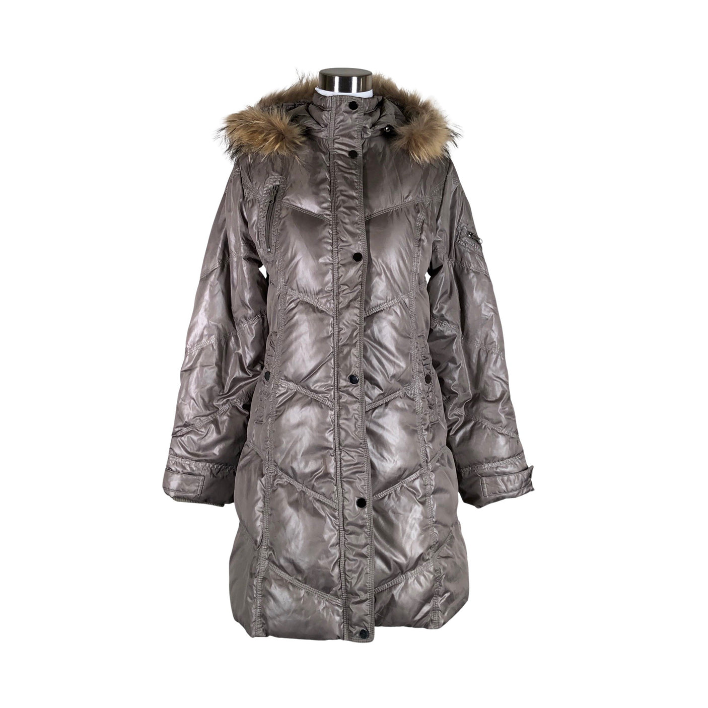 Unisex S.T.I - Down jacket, size 38 - Gray (1)